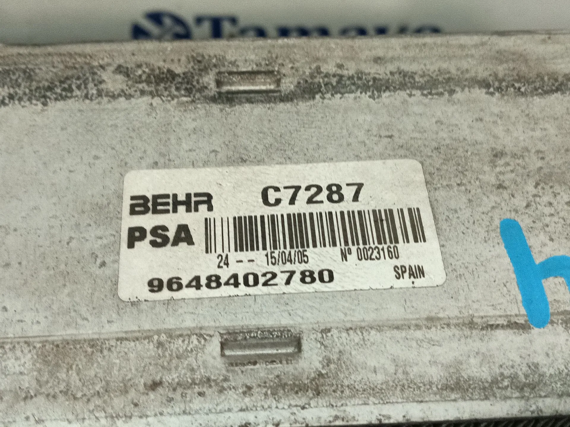 Intercooler para Peugeot 206 Cc