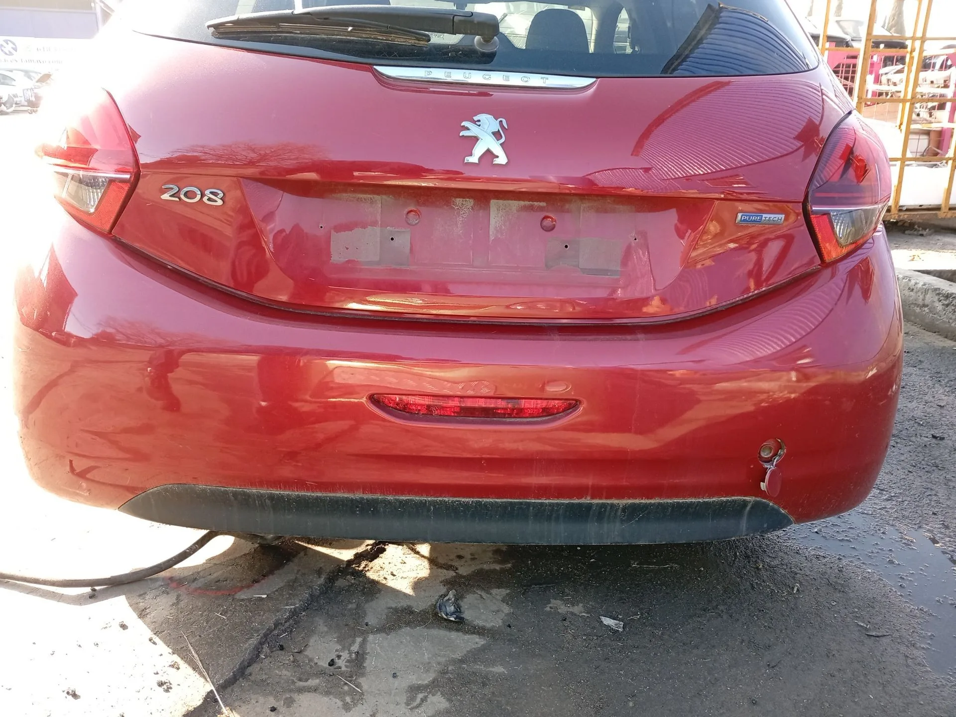 Refuerzo Paragolpes Trasero para Peugeot 208 I (Ca_, Cc_)
