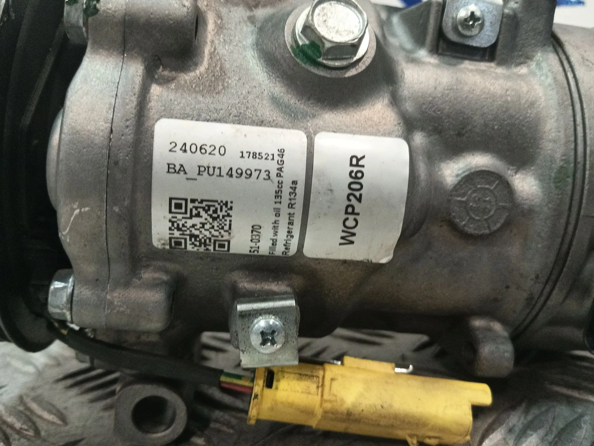 Compresor Aire Acondicionado para Peugeot 207/207+ (Wa_, Wc_)