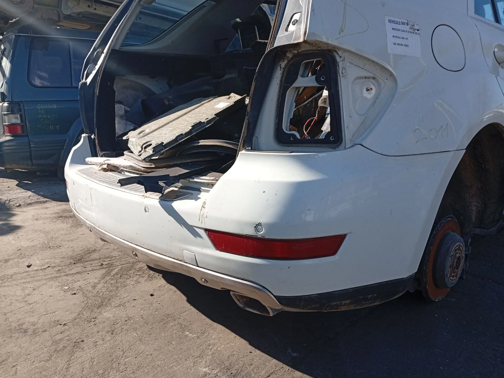 Paragolpes Trasero para Mercedes-Benz Clase M (W164)