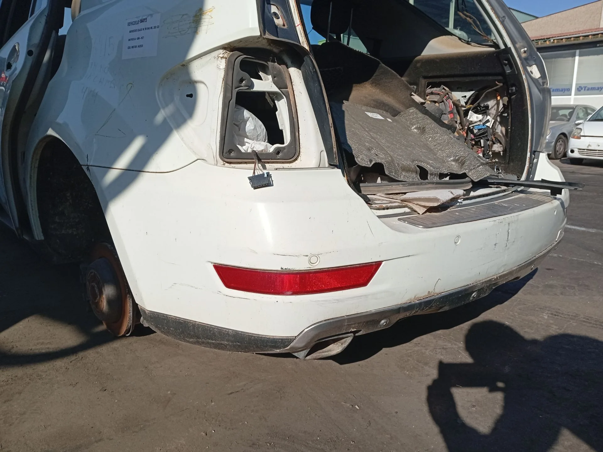 Paragolpes Trasero para Mercedes-Benz Clase M (W164)