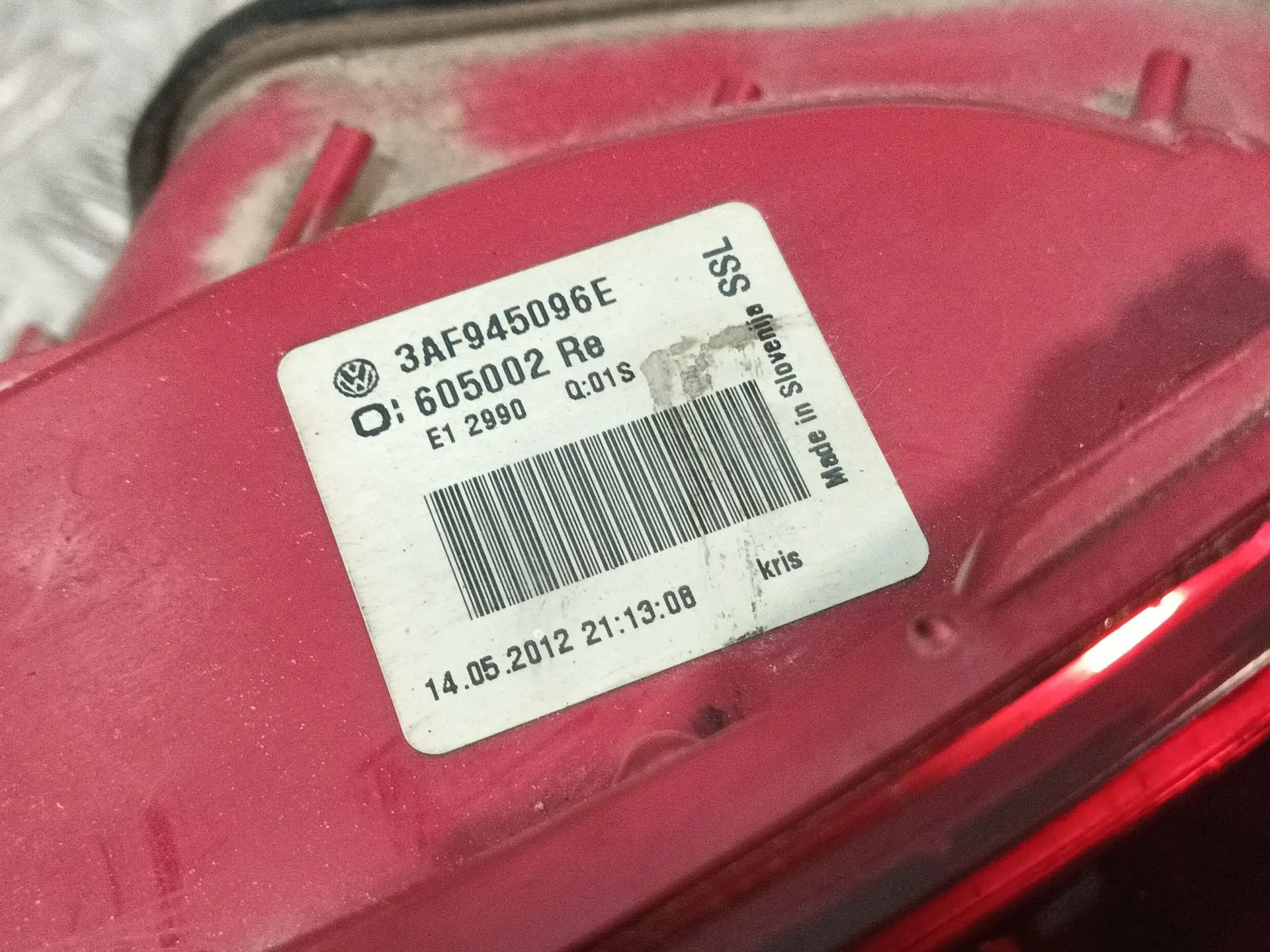 Piloto Trasero Derecho para Volkswagen Passat B7 Variant (365)