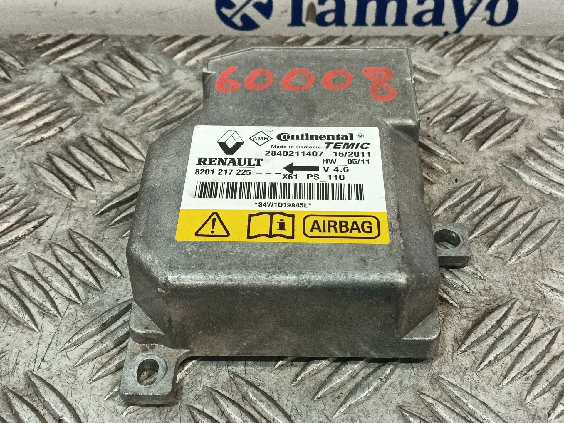Centralita Airbag para Renault Kangoo / Grand Kangoo Ii (Kw0/1_)