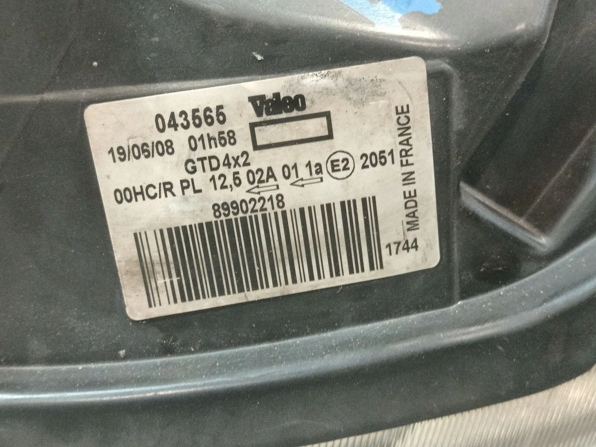 Faro Izquierdo para Renault Kangoo (F/Kc0)
