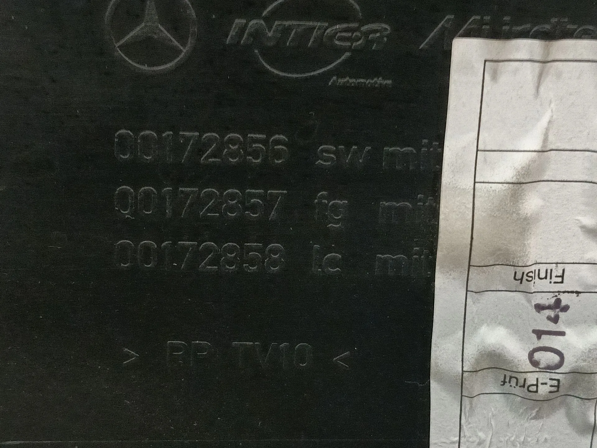 Guarnecido Puerta Delantera Derecha para Mercedes-Benz Clase C (W204)