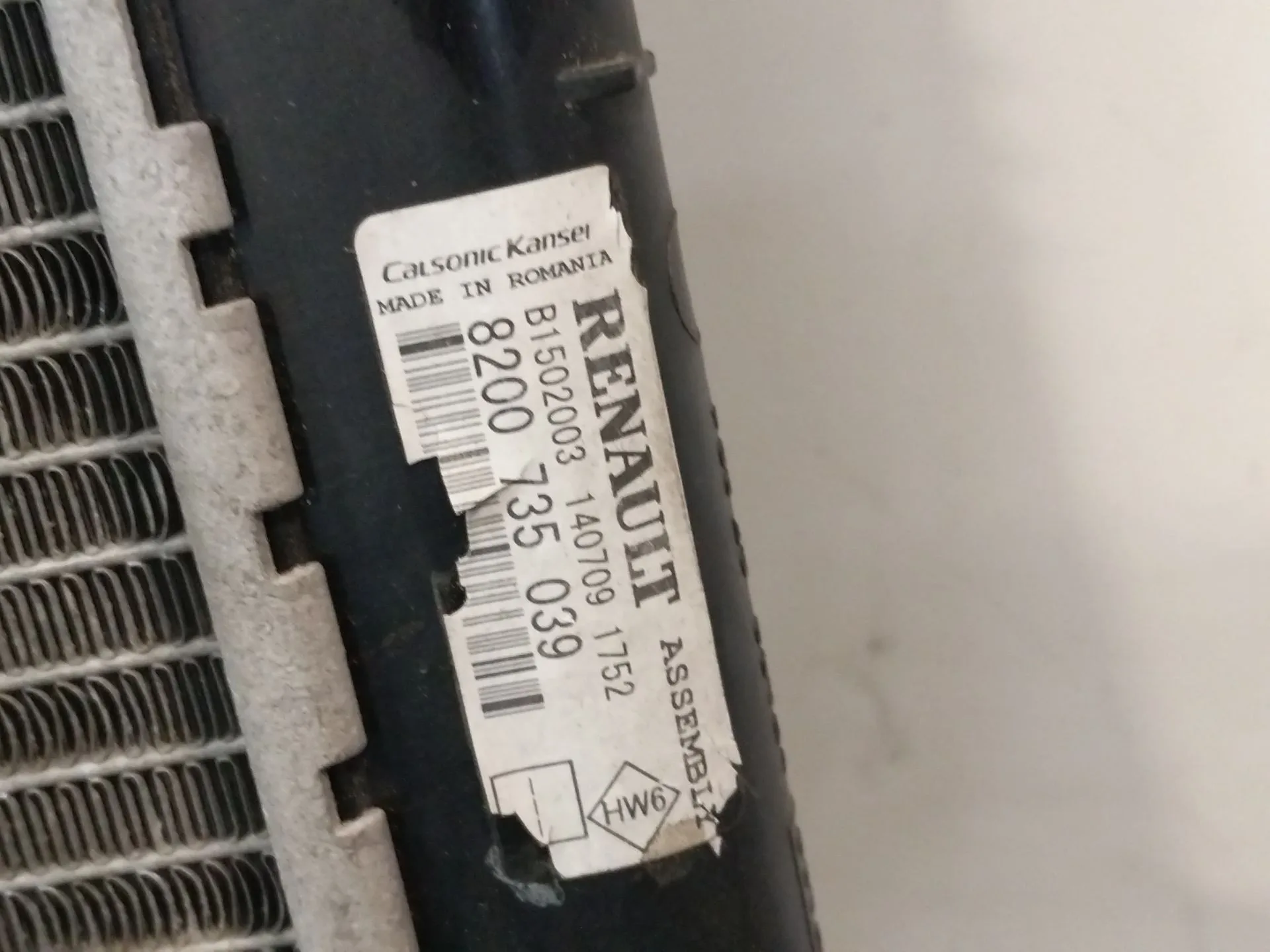 Radiador Agua para Dacia Sandero (Bs_)