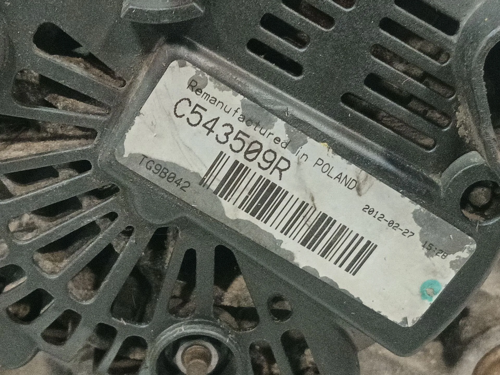 Alternador para Renault Grand Modus