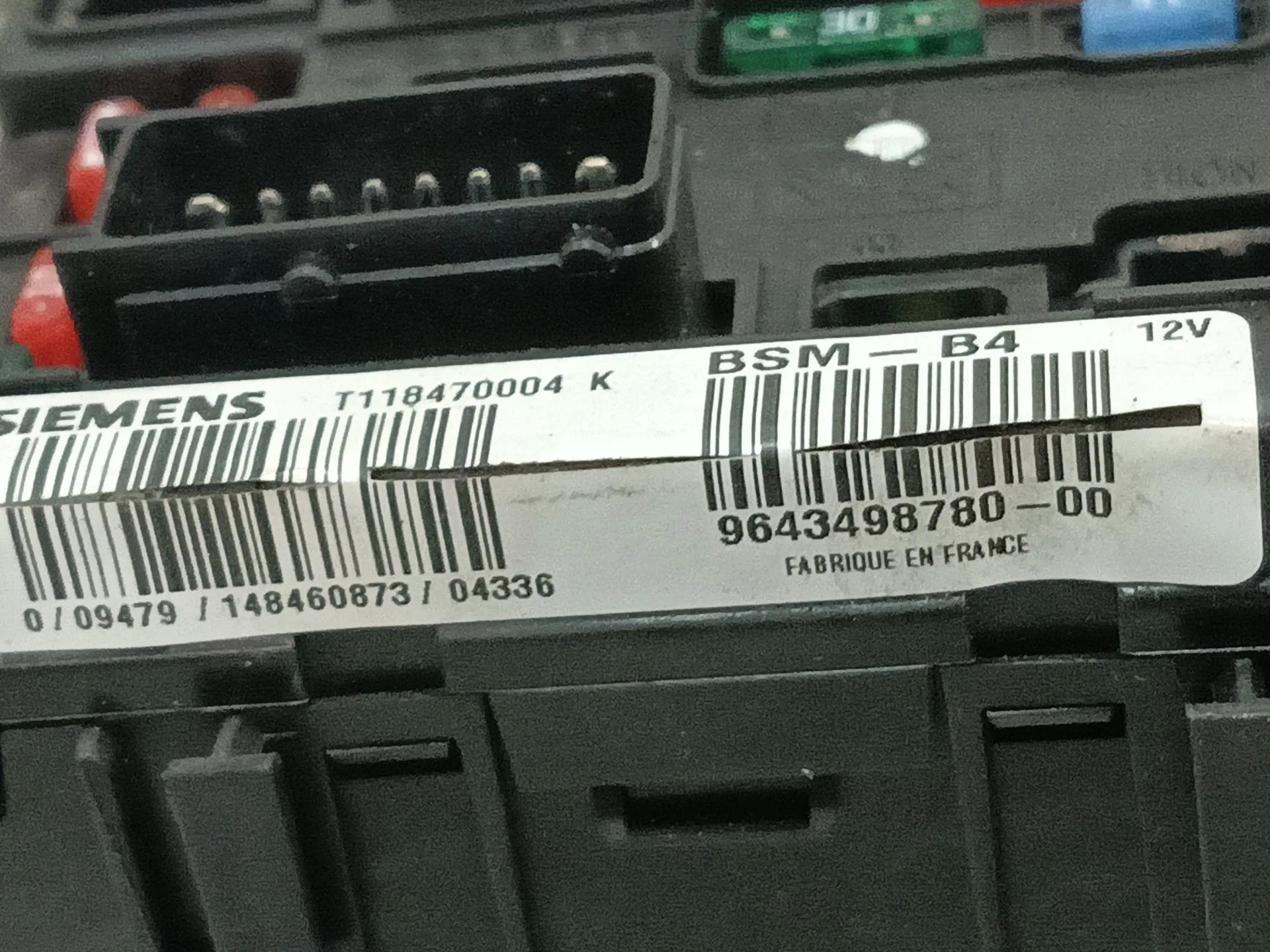 Caja Reles / Fusibles para Citroën C2 (Jm_)