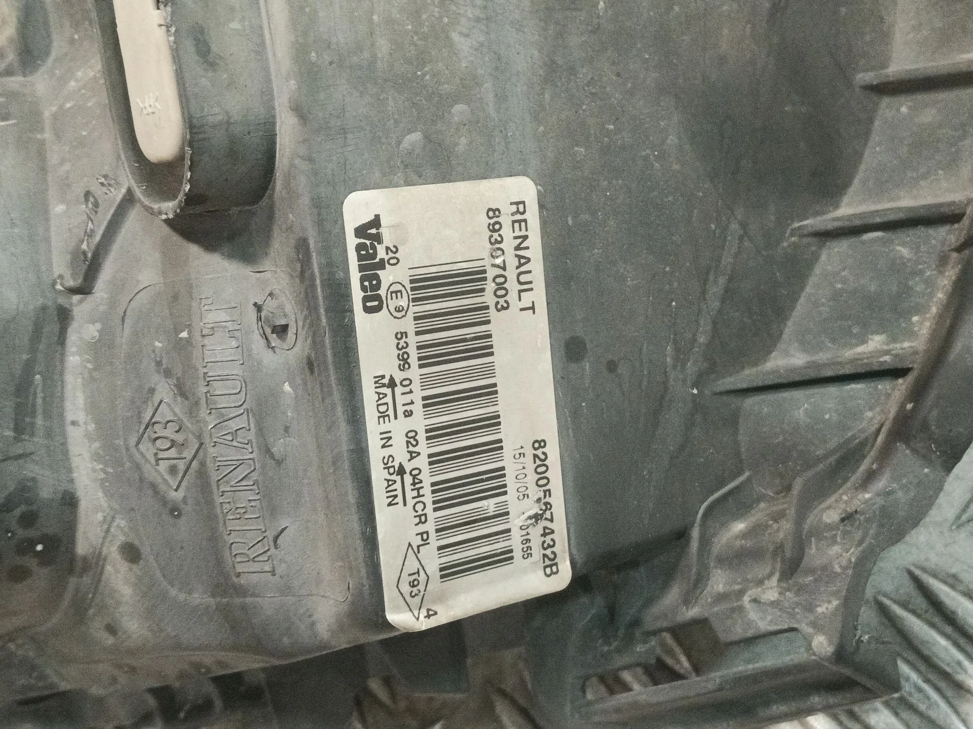 Faro Derecho para Renault Megane Ii (Bm0/1_, Cm0/1_)