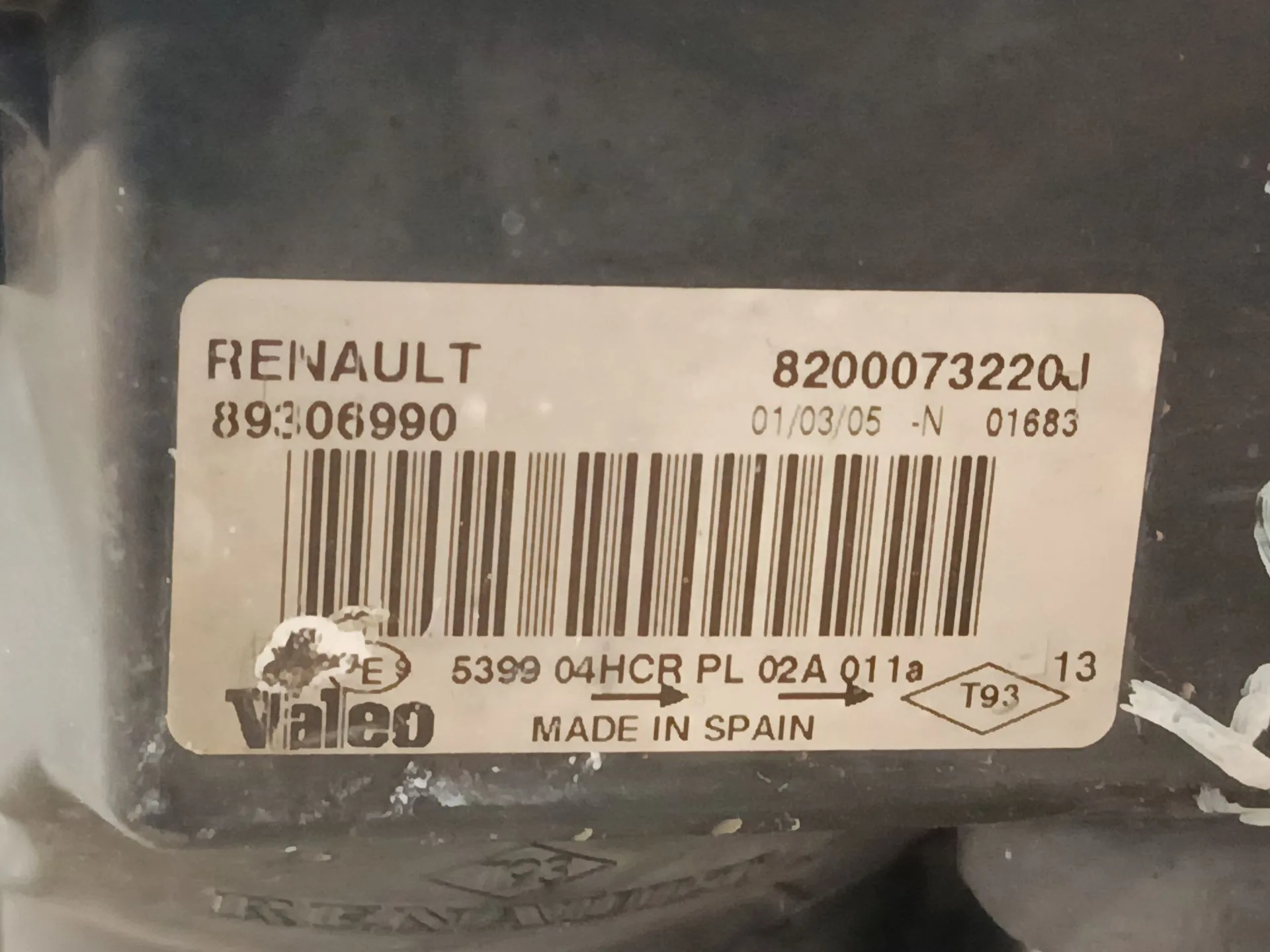 Faro Izquierdo para Renault Megane Ii (Bm0/1_, Cm0/1_)