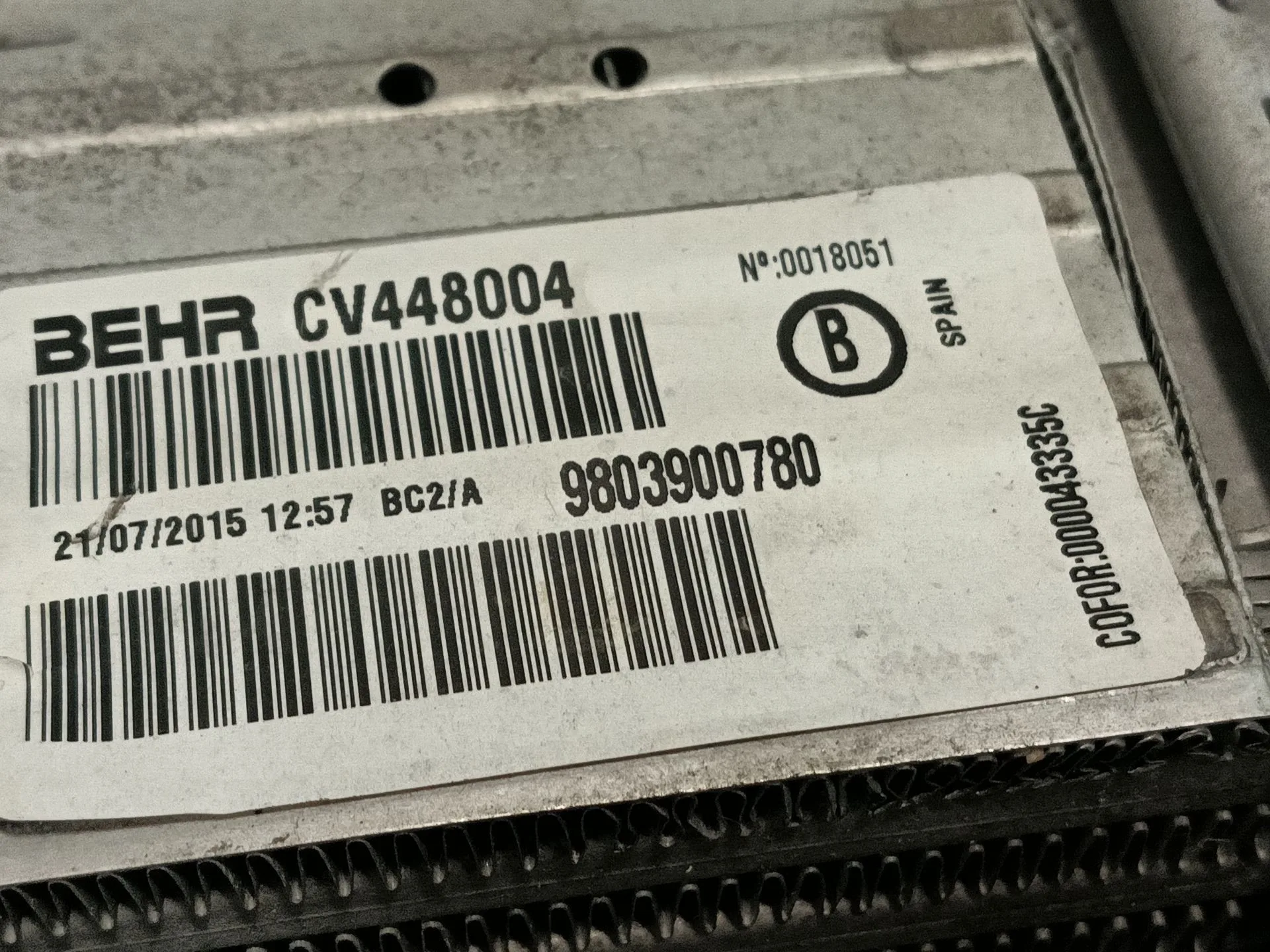 Intercooler para Citroën C3 Ii (Sc_)