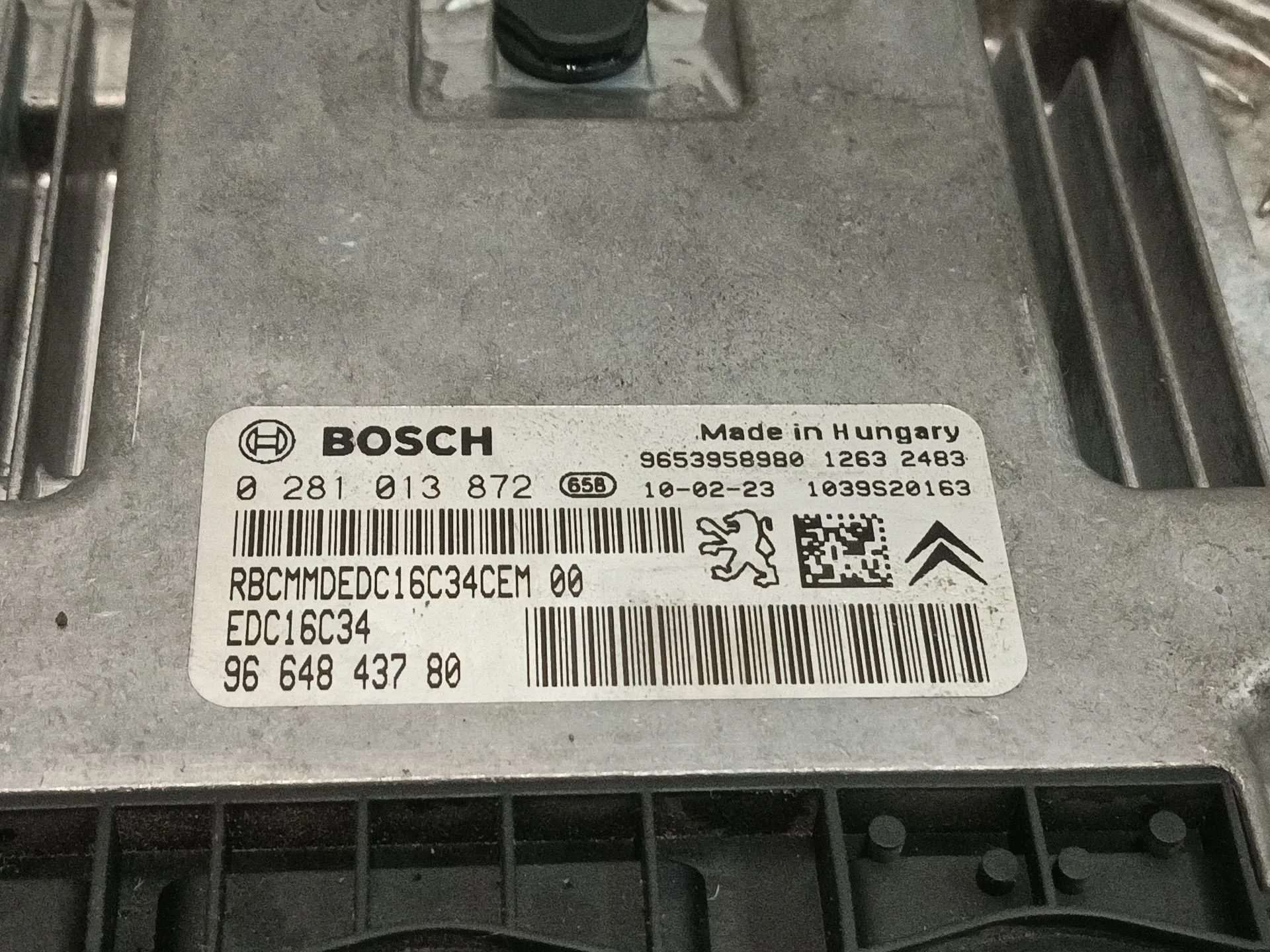 Centralita Motor Uce para Peugeot 207/207+ (Wa_, Wc_)