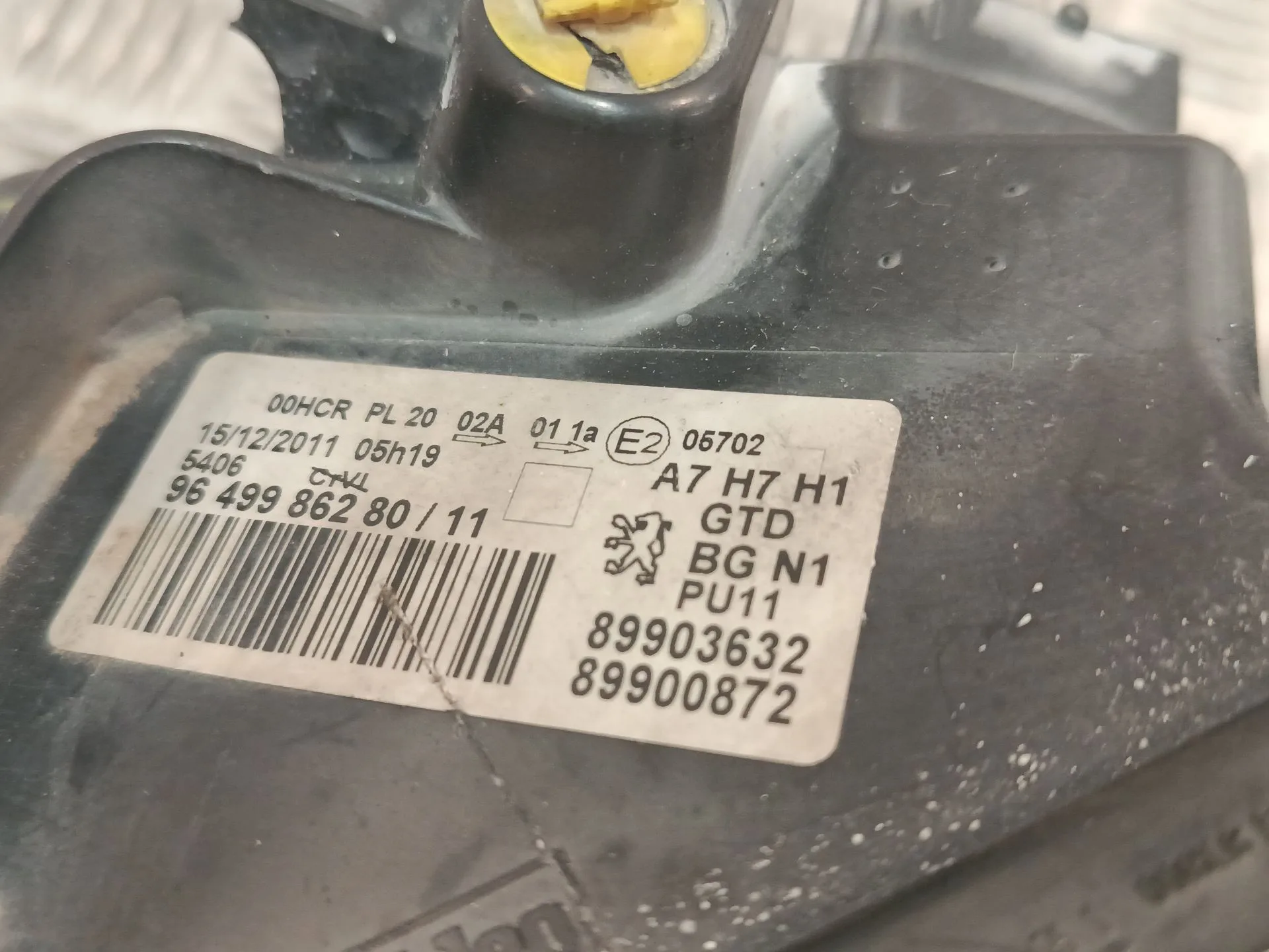 Faro Izquierdo para Peugeot 207/207+ (Wa_, Wc_)