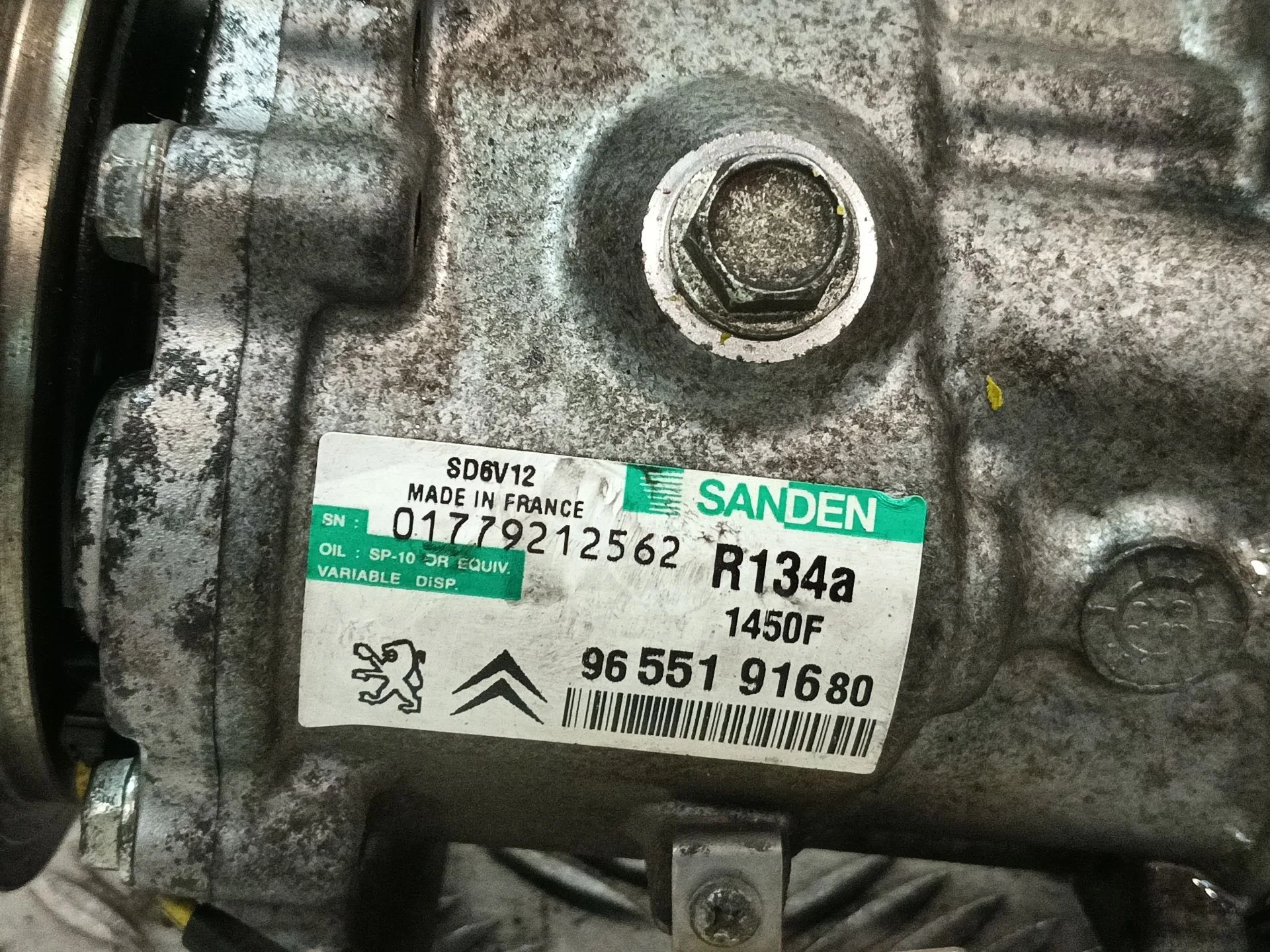 Compresor Aire Acondicionado para Citroën C2 (Jm_)