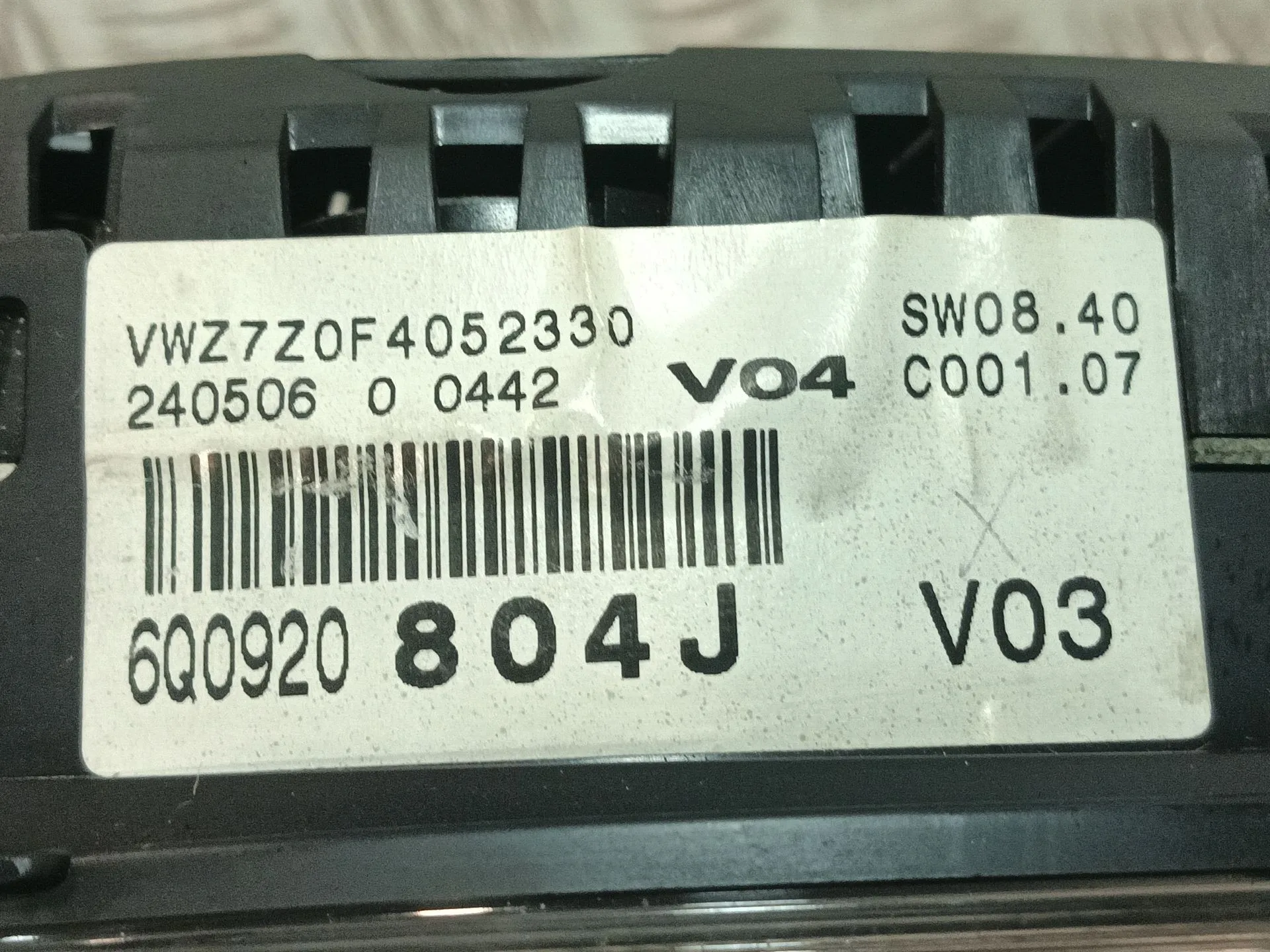 Cuadro Instrumentos para Volkswagen Polo Iv (9N_, 9A_)