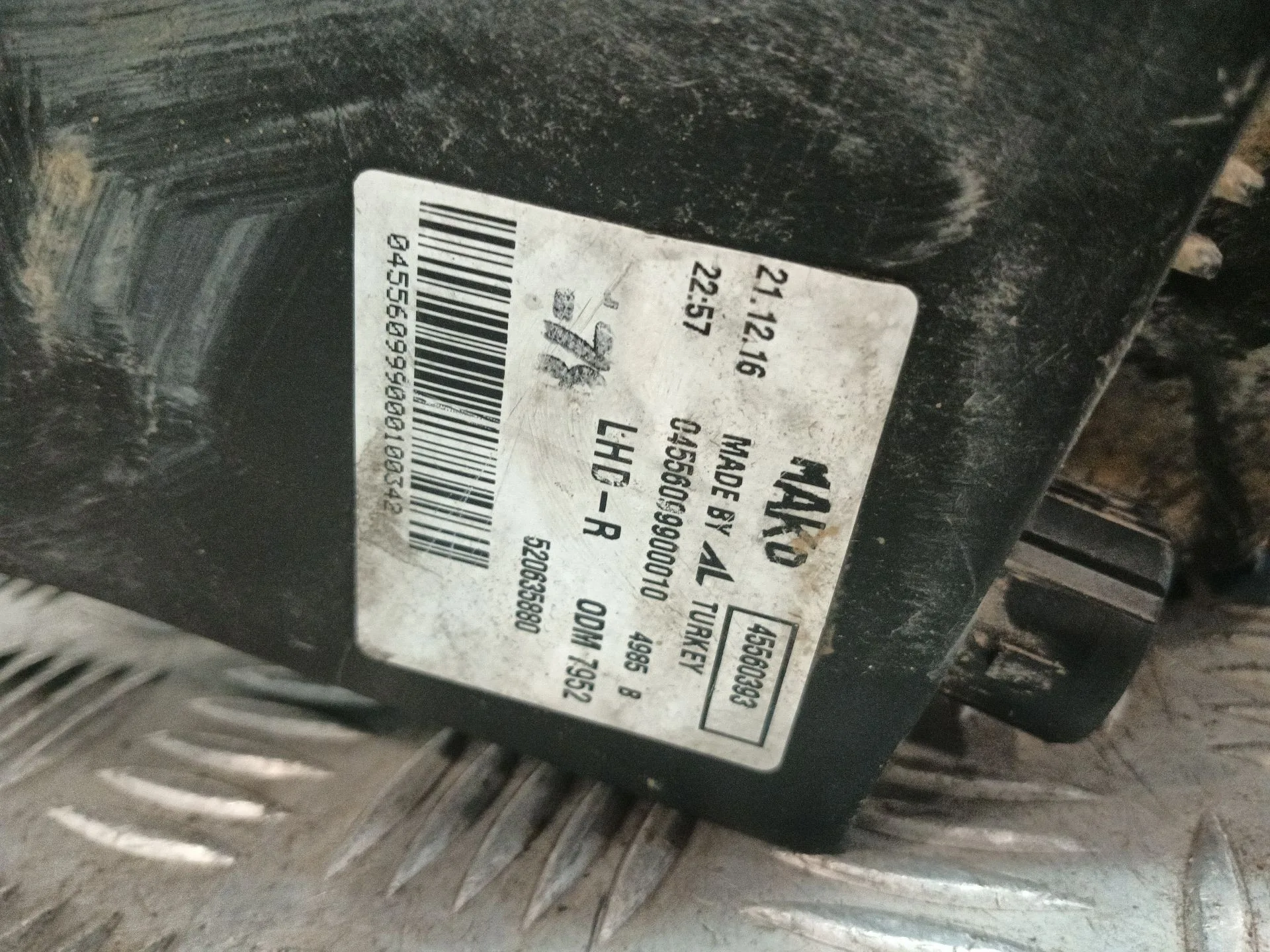 Faro Derecho para Fiat Fiorino Furgoneta/Monovolumen (225_)