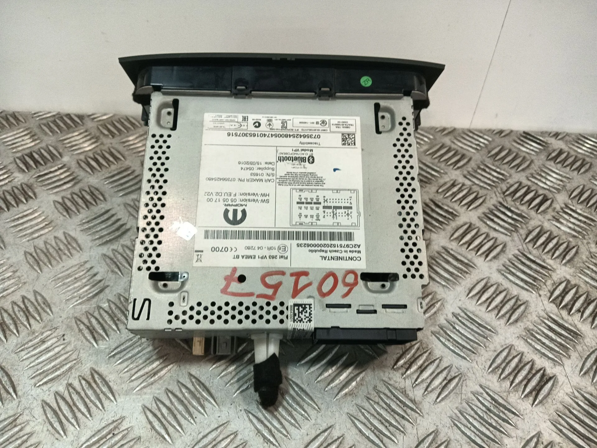 Sistema Audio / Radio Cd para Fiat Doblo Cargo (263_)