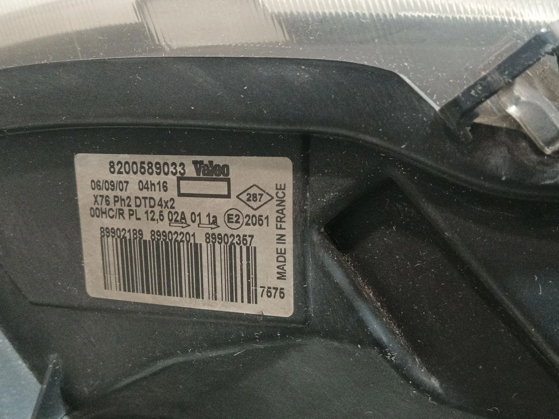 Faro Derecho para Renault Kangoo Express (Fc0/1_)