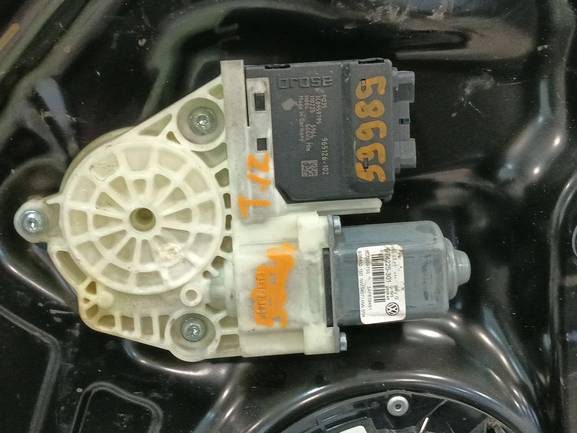 Elevalunas Trasero Izquierdo para Volkswagen Passat B7 Variant (365)