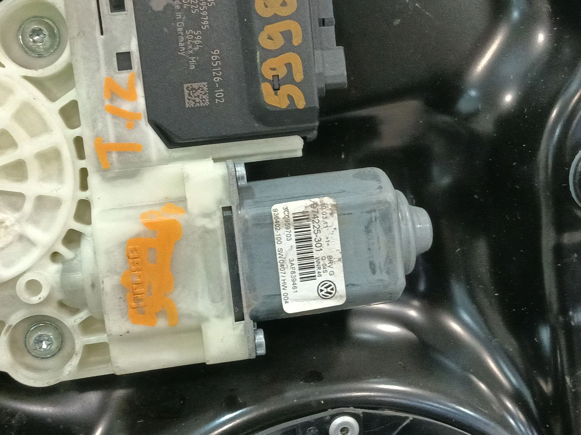 Elevalunas Trasero Izquierdo para Volkswagen Passat B7 Variant (365)