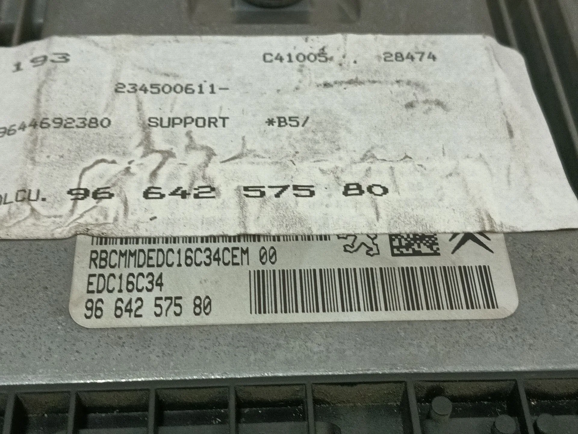 Centralita Motor Uce para Citroën C4 Coupe (La_)