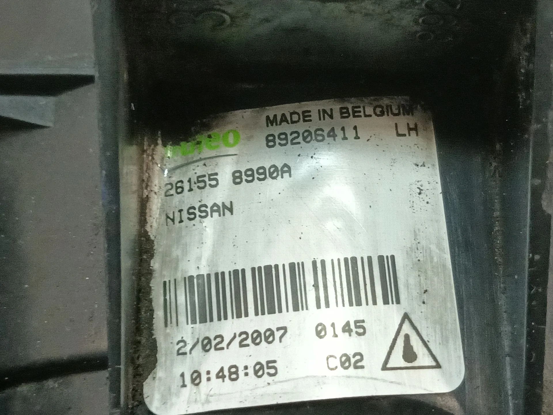 Faro Antiniebla Izquierdo para Nissan Qashqai I (J10, Nj10)