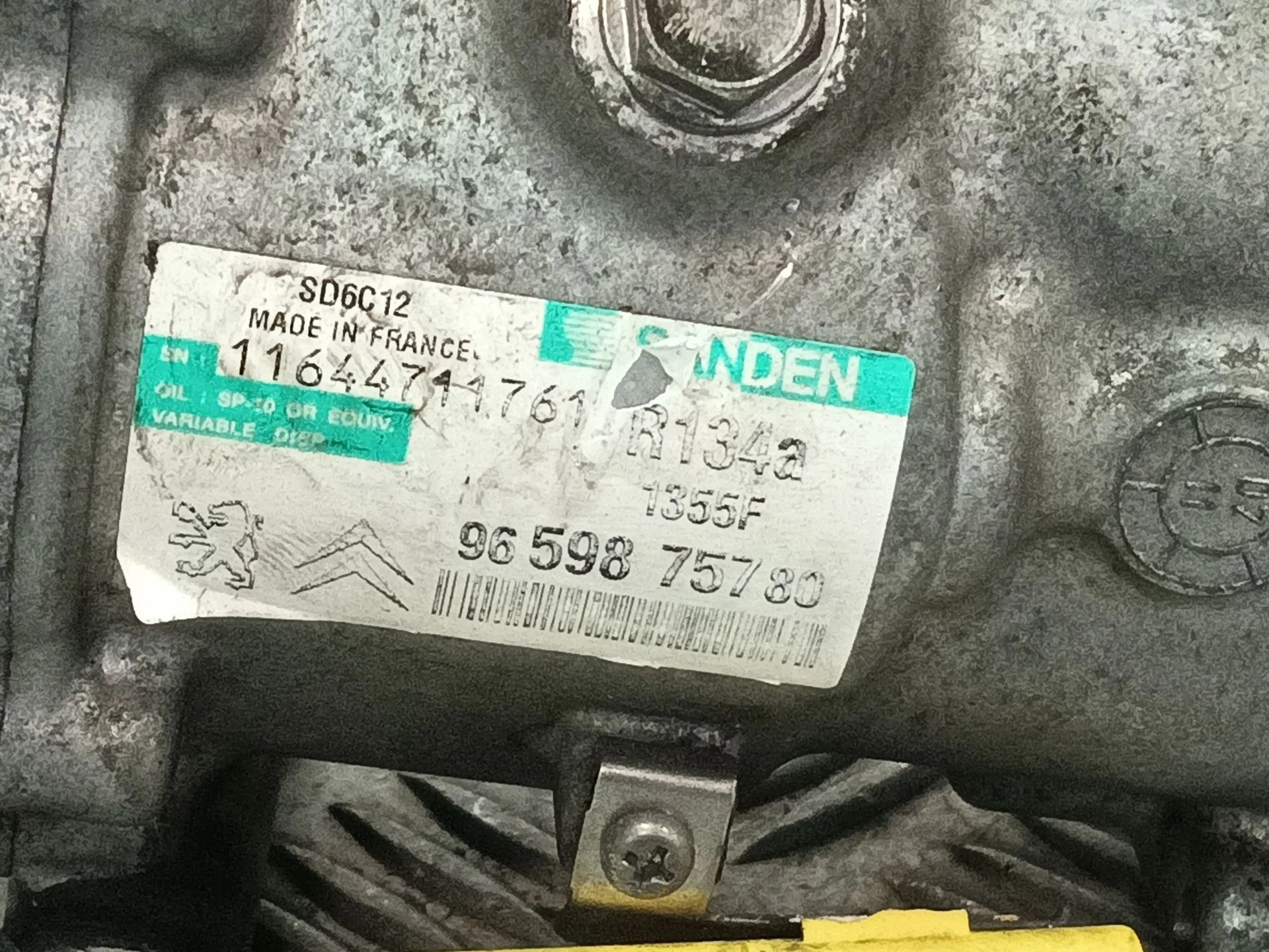 Compresor Aire Acondicionado para Citroën C4 Coupe (La_)