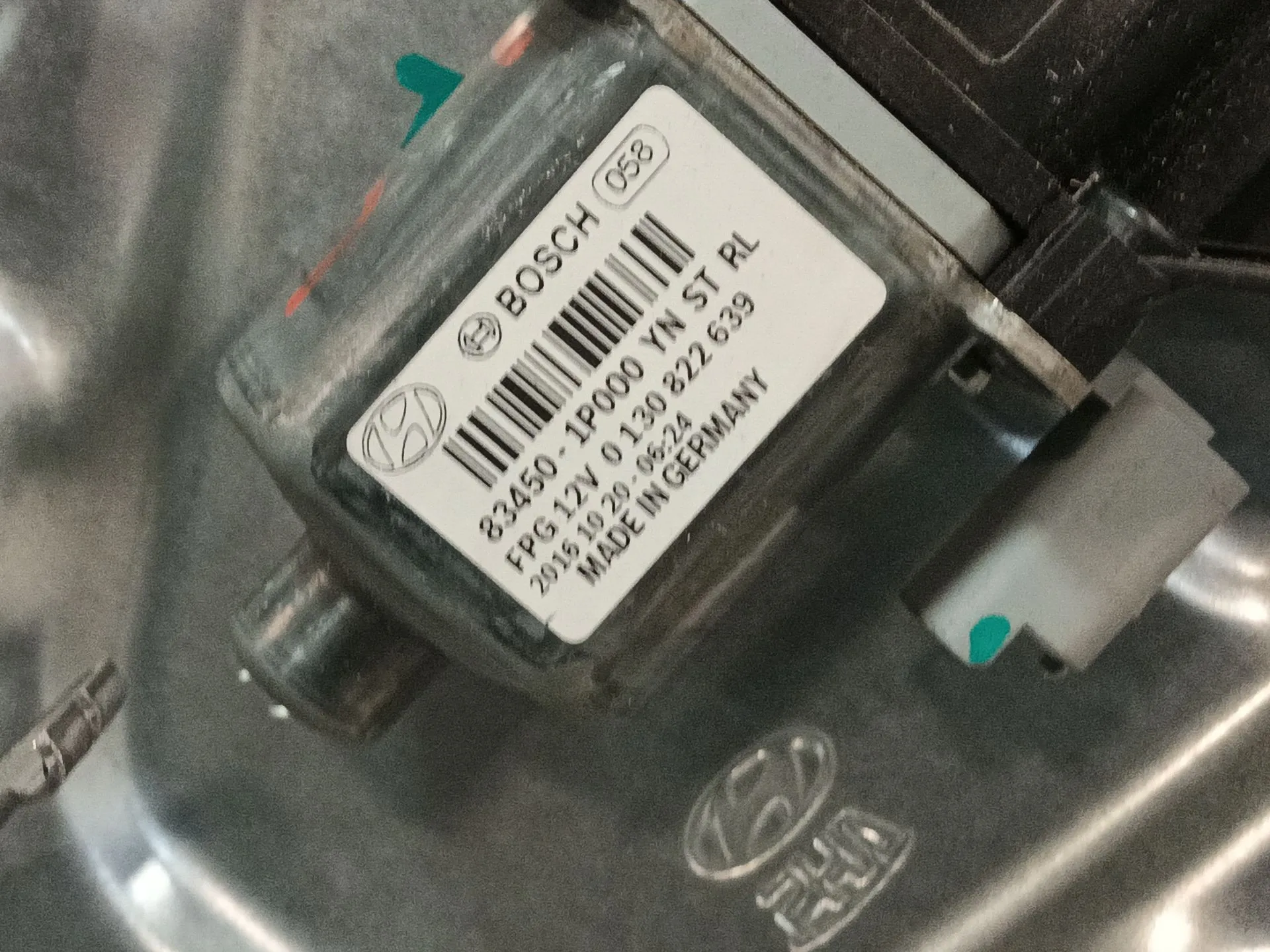 Elevalunas Trasero Izquierdo para Hyundai Ix20 (Jc)