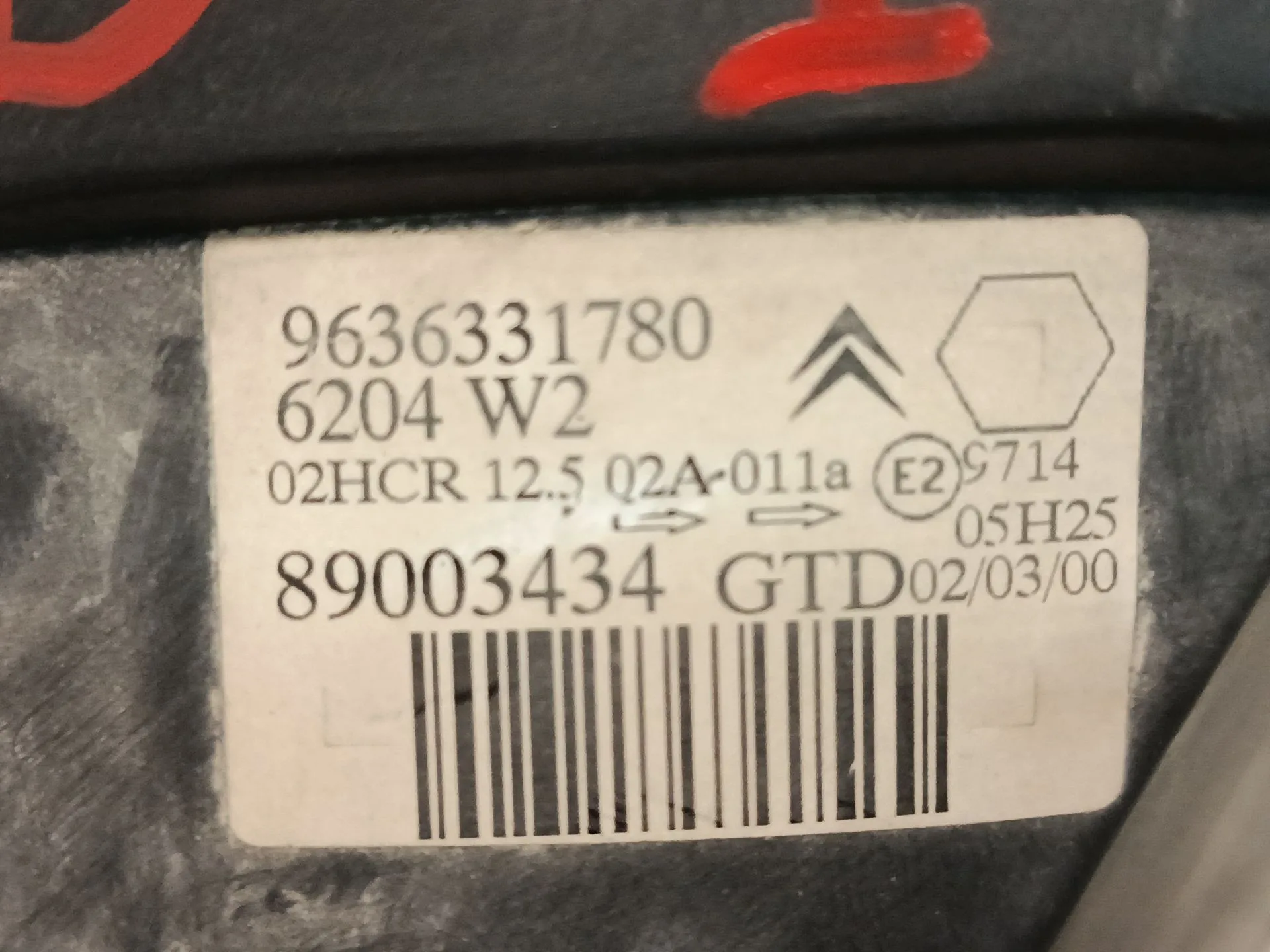 Faro Izquierdo para Citroën Saxo (S0, S1)