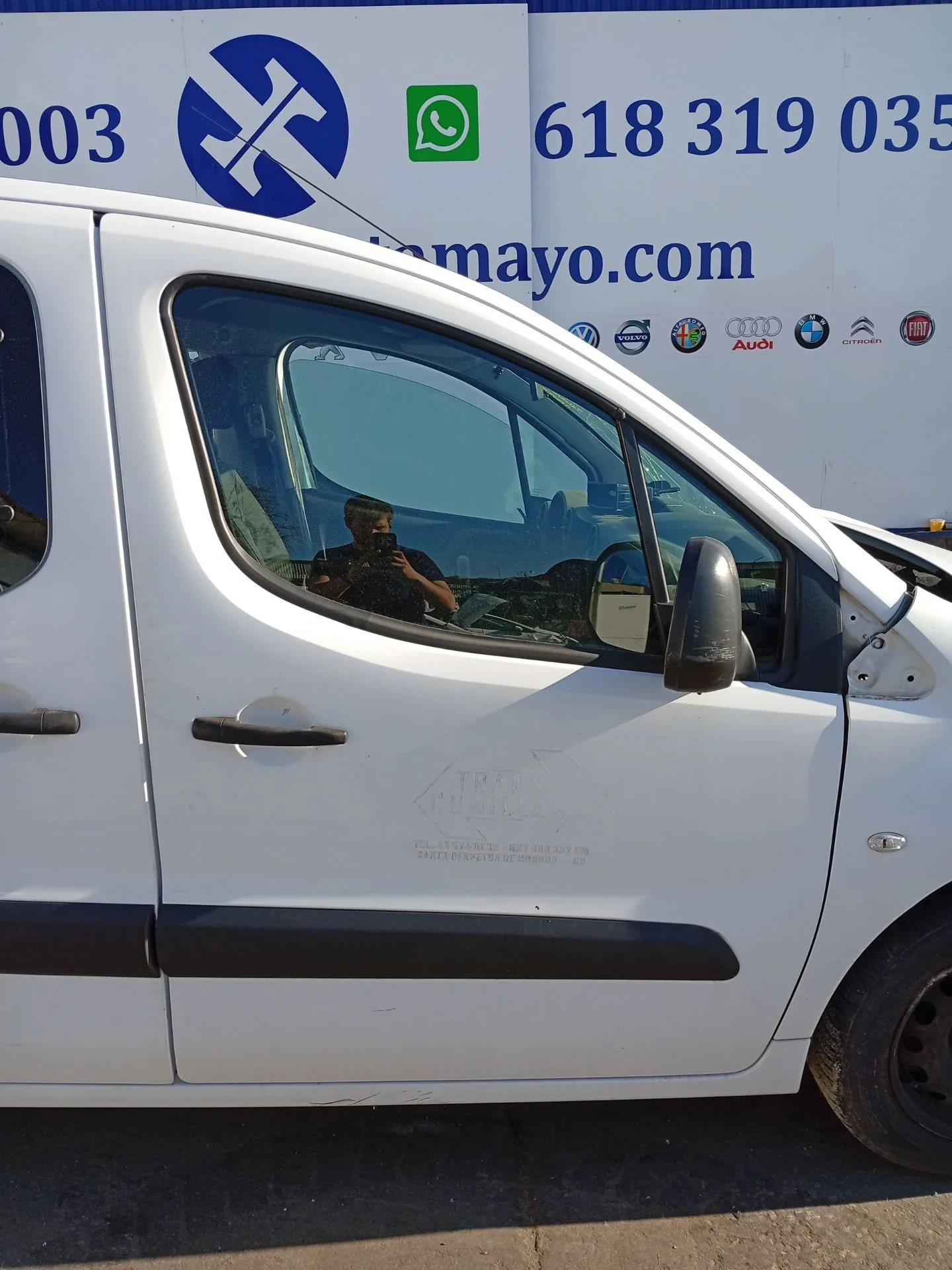 Puerta Delantera Derecha para Peugeot Partner Origin Monospace (G_)