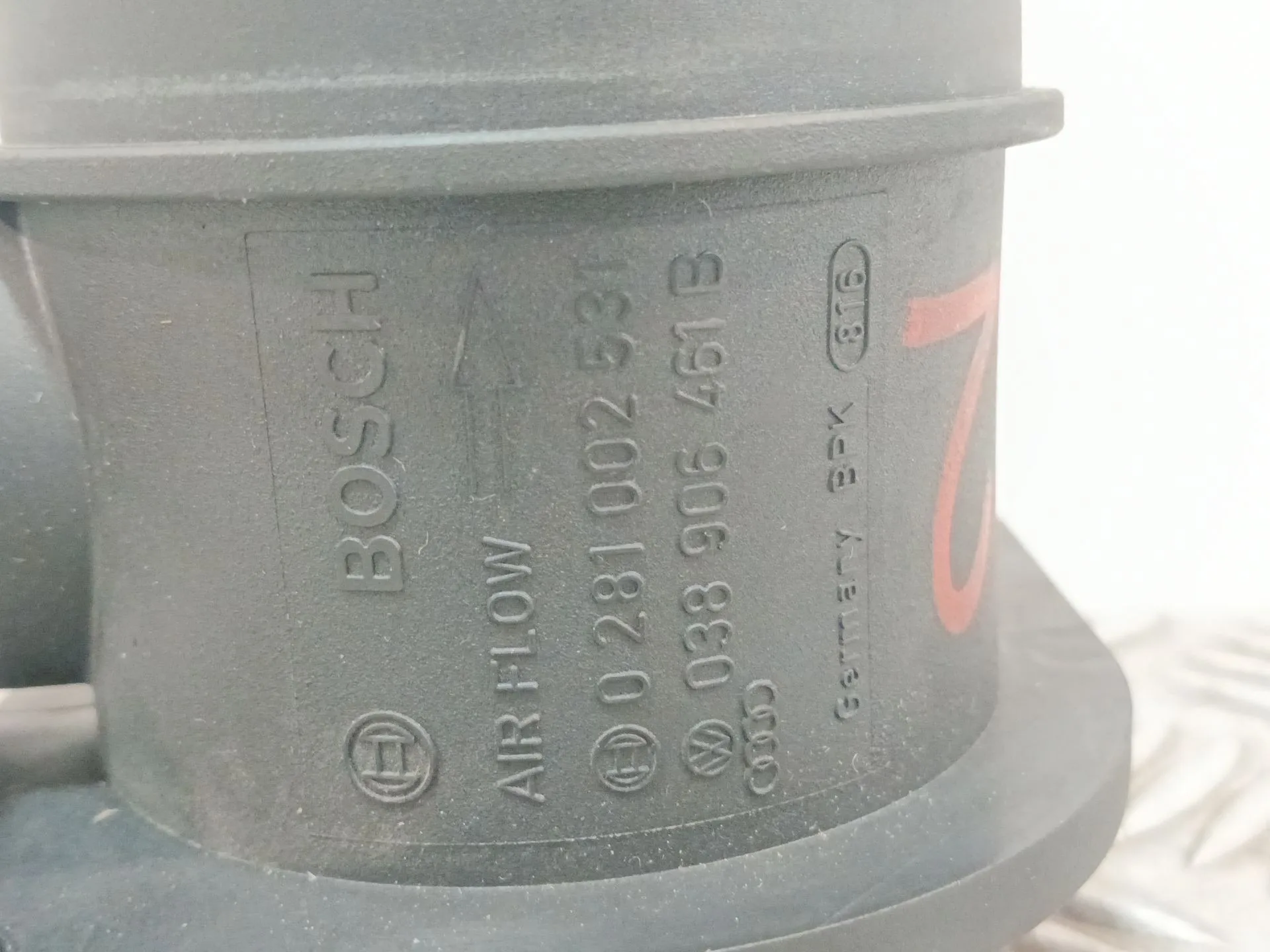 Caudalimetro para Volkswagen Golf V (1K1)