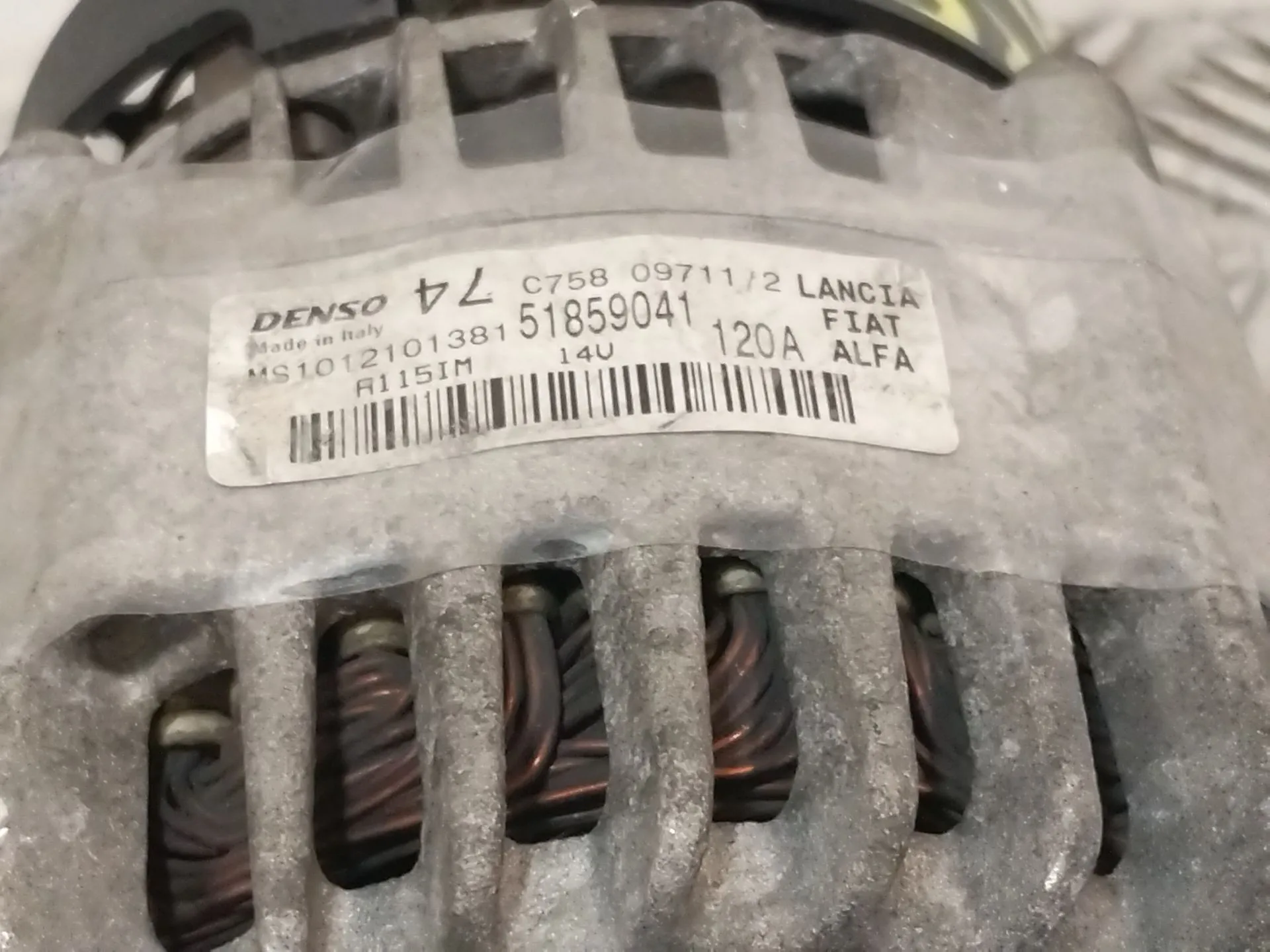 Alternador para Fiat Punto Evo (199_)