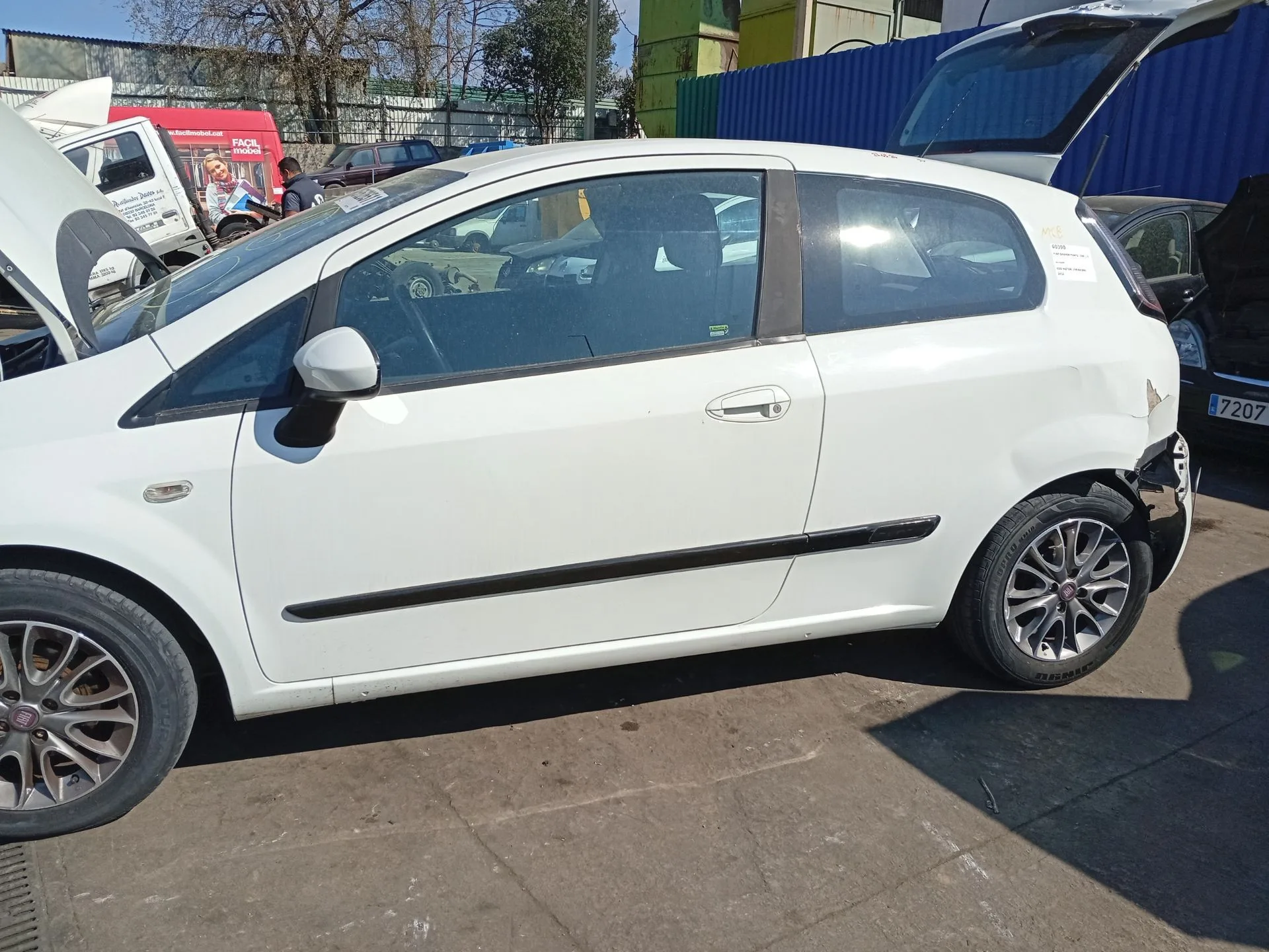 Puerta Delantera Izquierda para Fiat Punto Evo (199_)