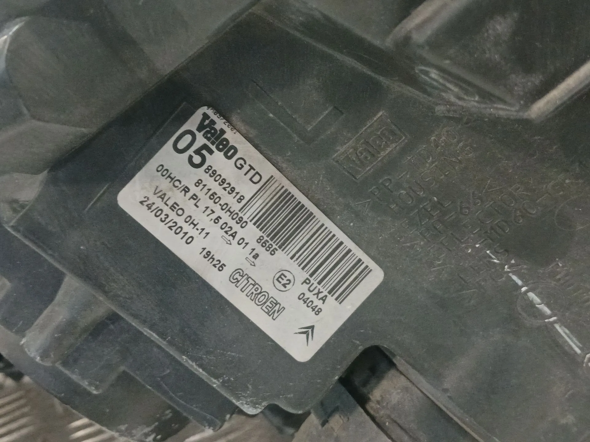 Faro Izquierdo para Citroën C1 (Pm_, Pn_)