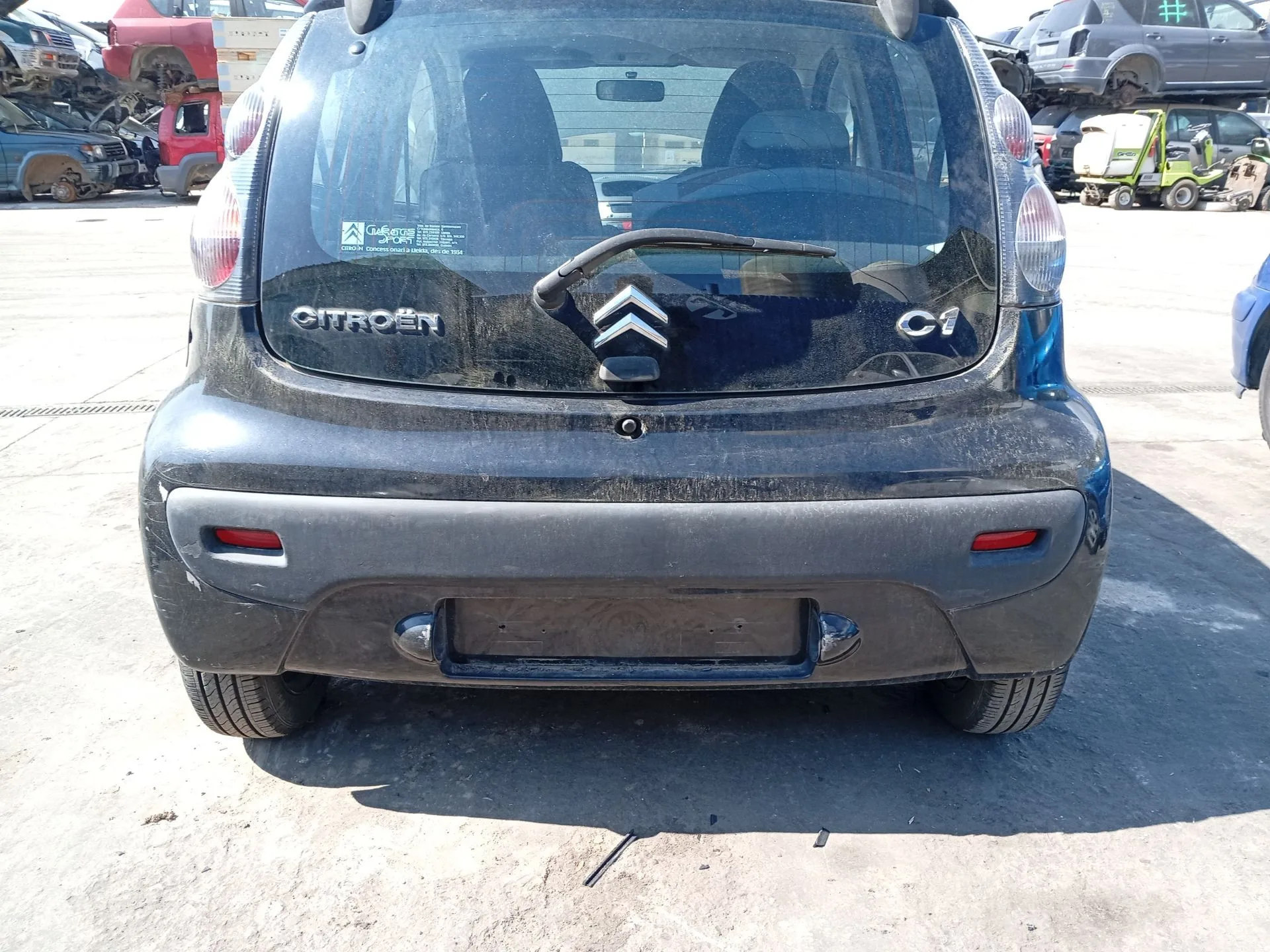 Paragolpes Trasero para Citroën C1 (Pm_, Pn_)