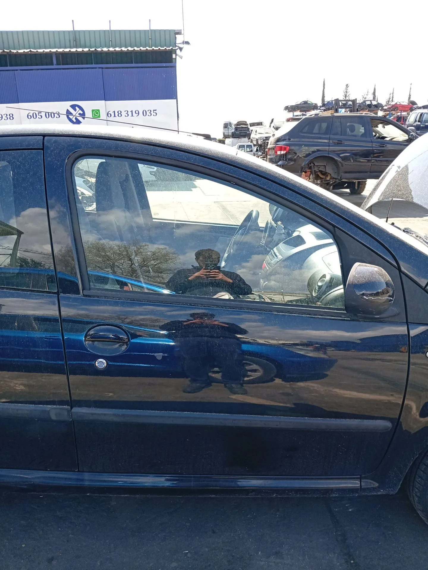 Puerta Delantera Derecha para Citroën C1 (Pm_, Pn_)