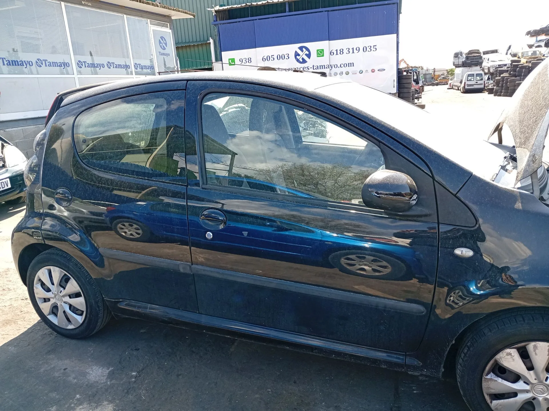 Puerta Delantera Derecha para Citroën C1 (Pm_, Pn_)