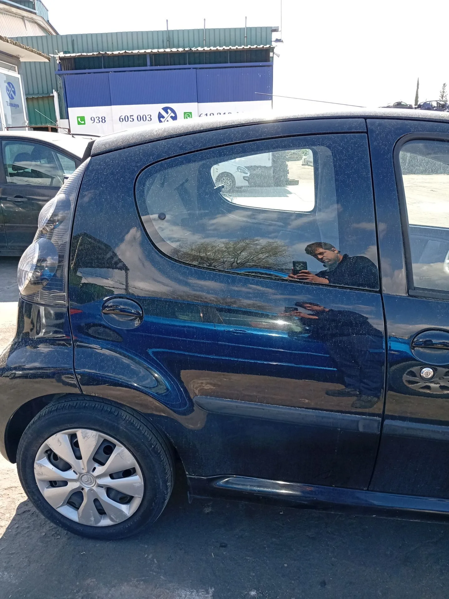 Puerta Trasera Derecha para Citroën C1 (Pm_, Pn_)