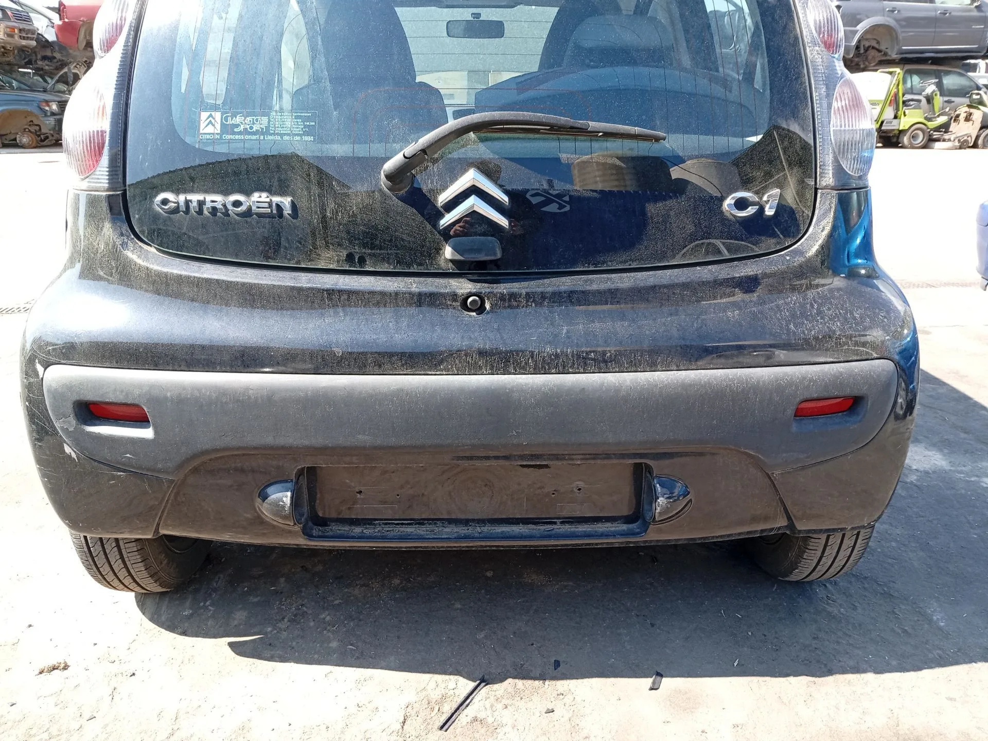Refuerzo Paragolpes Trasero para Citroën C1 (Pm_, Pn_)