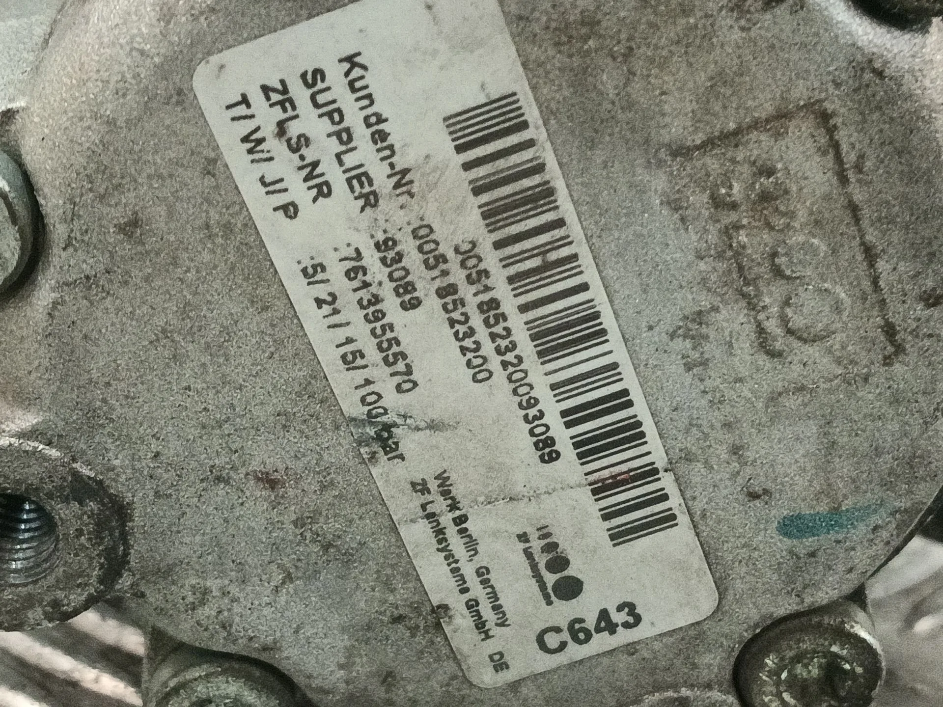 Bomba Direccion para Fiat Doblo Autobus (263_)