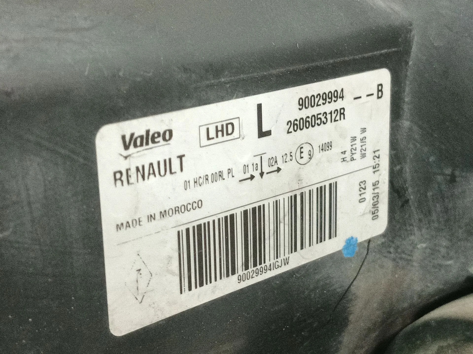 Faro Izquierdo para Dacia Sandero Ii (B8_)