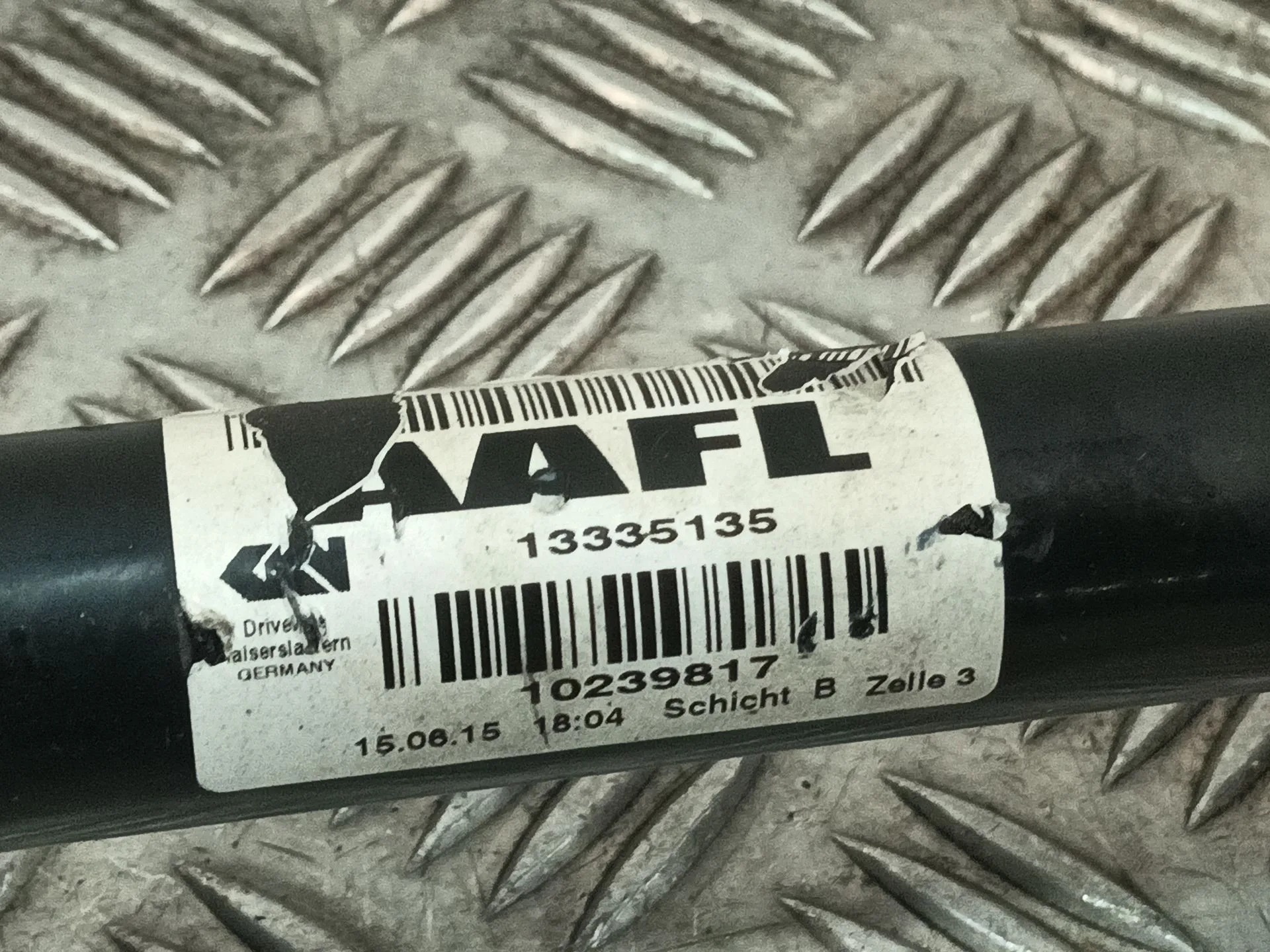Transmision Delantera Izquierda para Opel Astra J (P10)