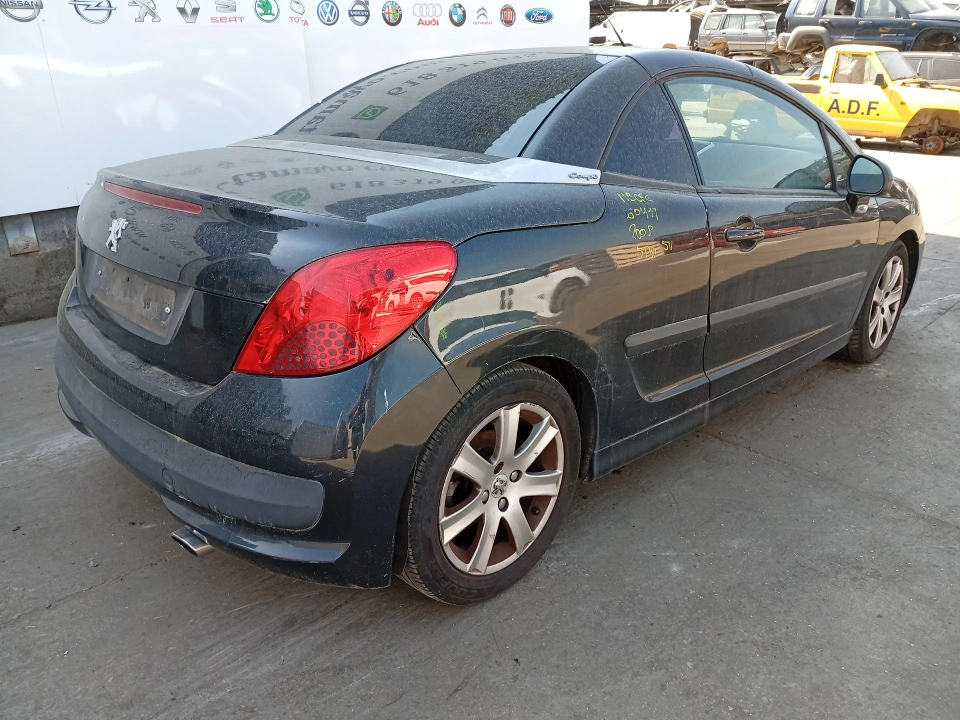 Amortiguador Trasero Derecho para Peugeot 207 Cc (Wd_)
