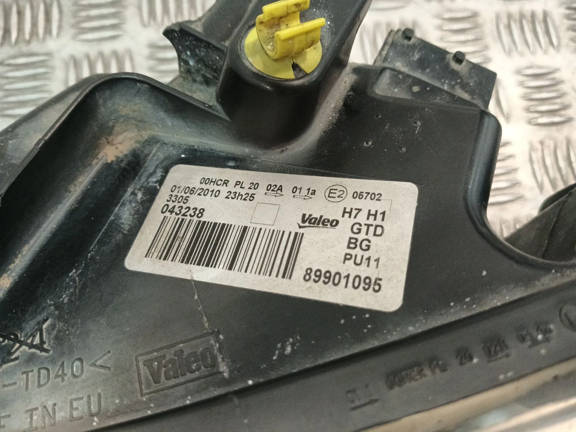 Faro Izquierdo para Peugeot 207 Cc (Wd_)