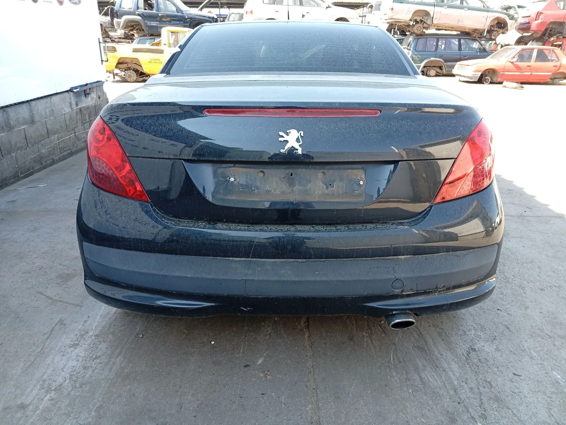 Paragolpes Trasero para Peugeot 207 Cc (Wd_)