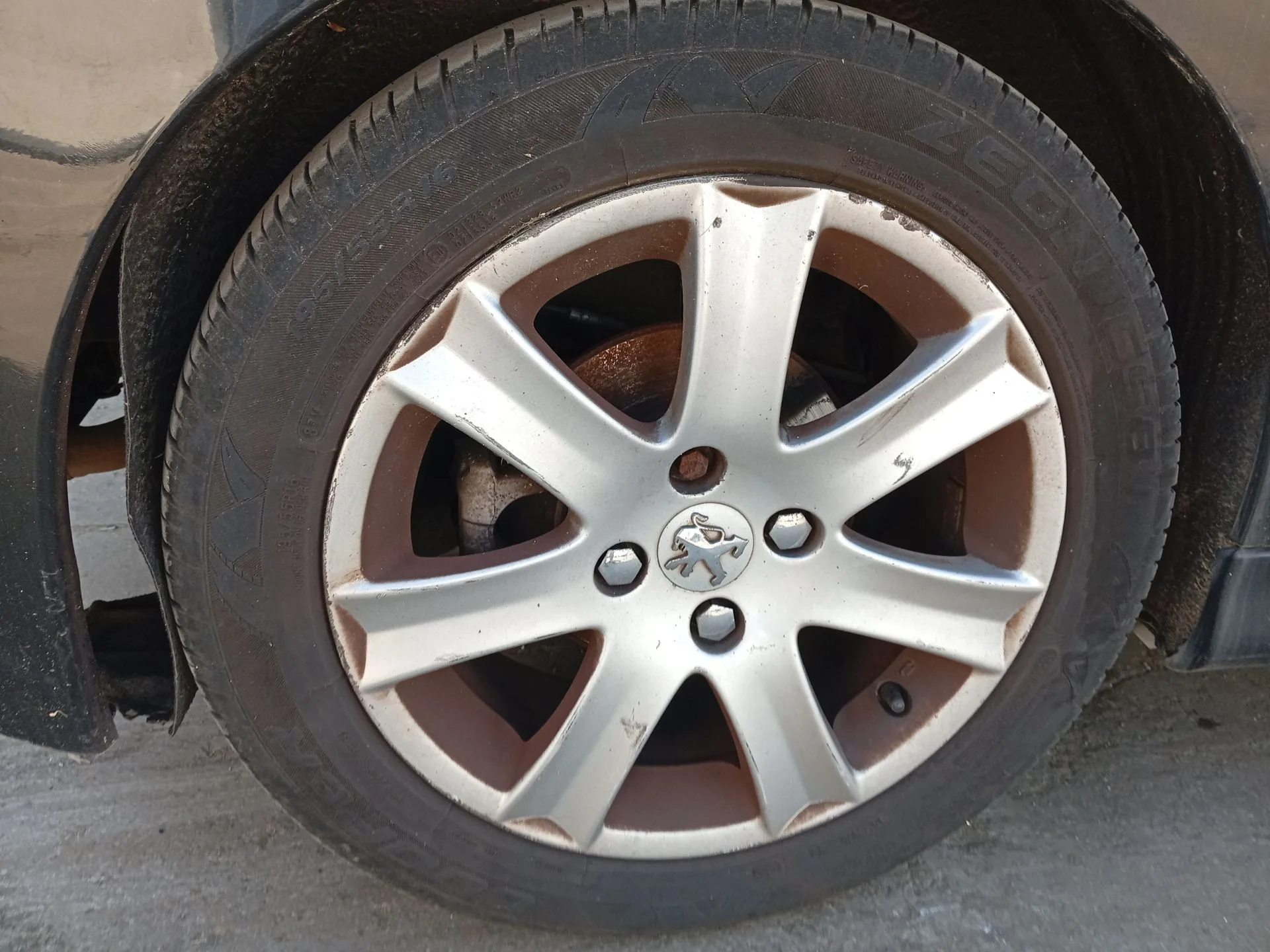 Pinza Freno Trasera Derecha para Peugeot 207 Cc (Wd_)