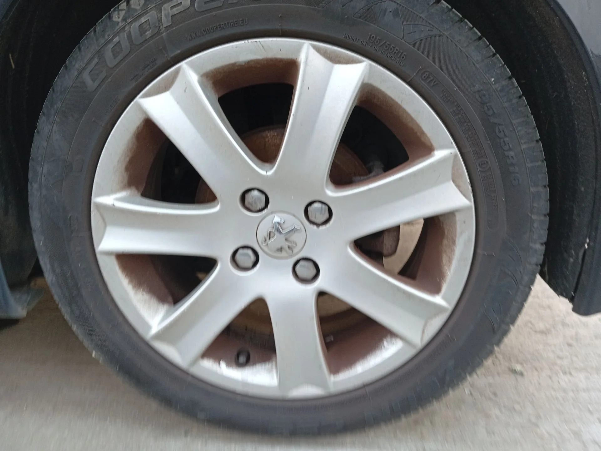 Pinza Freno Trasera Izquierda para Peugeot 207 Cc (Wd_)