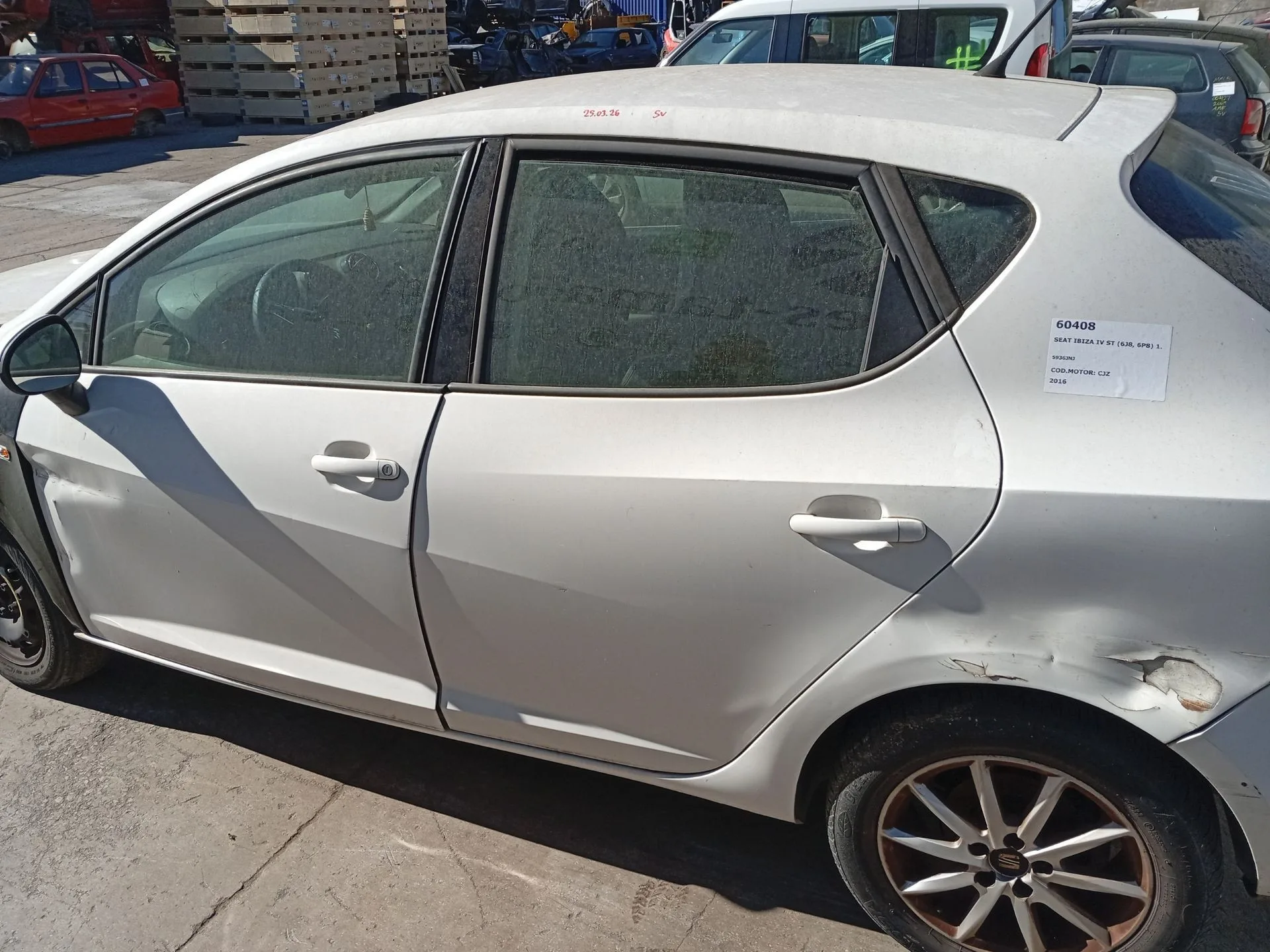 Puerta Trasera Izquierda para Seat Ibiza Iv St (6J8, 6P8)