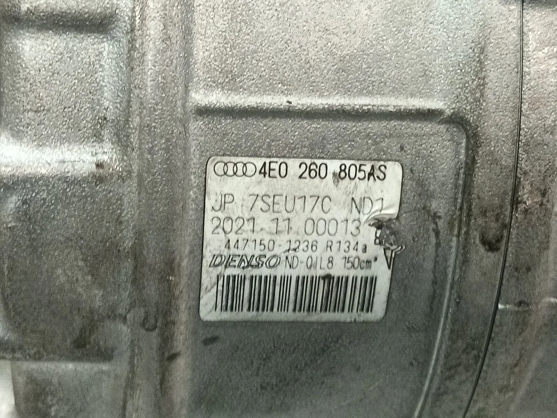 Compresor Aire Acondicionado para Audi Q7 (4Lb)