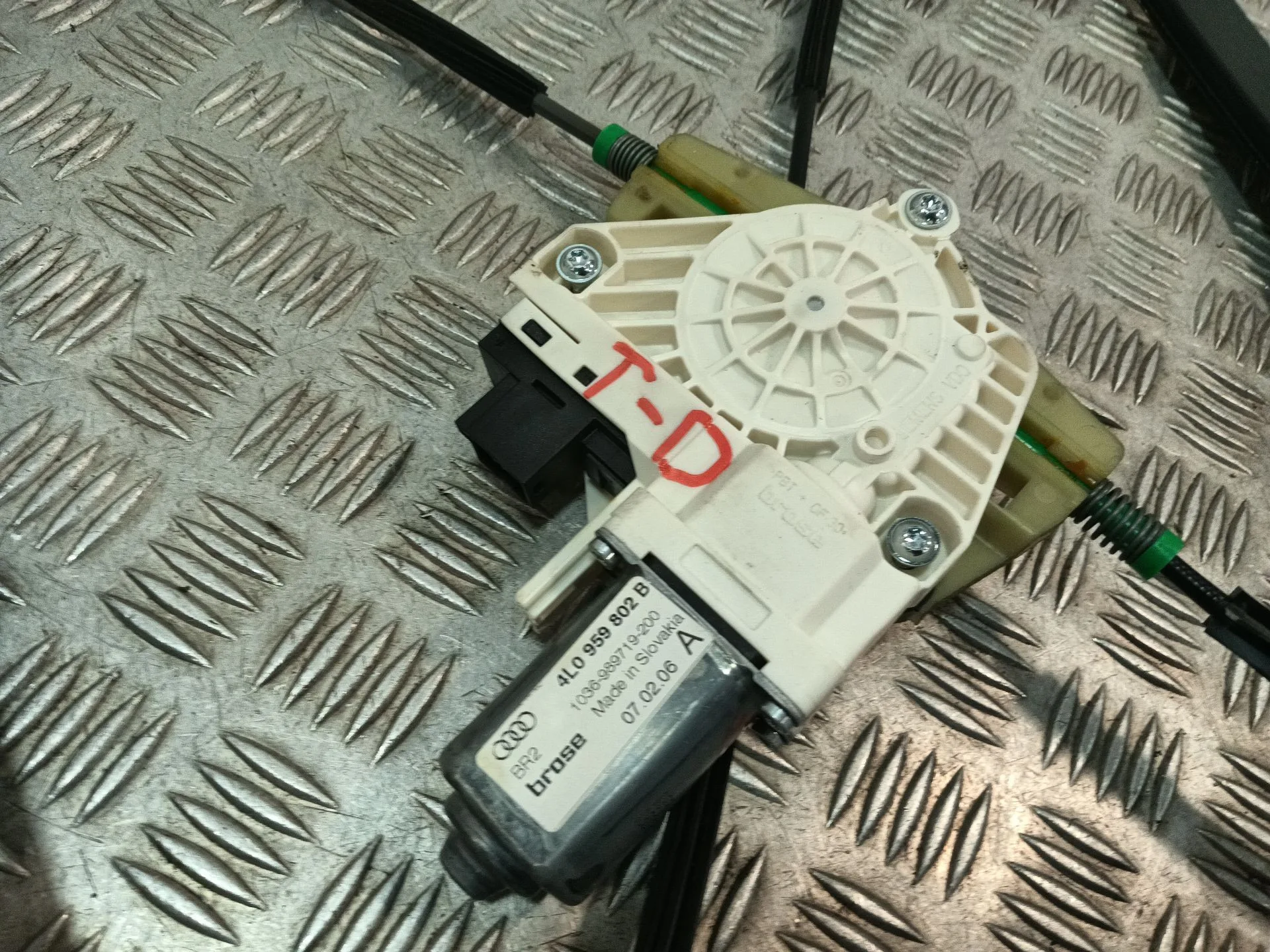 Elevalunas Trasero Derecho para Audi Q7 (4Lb)